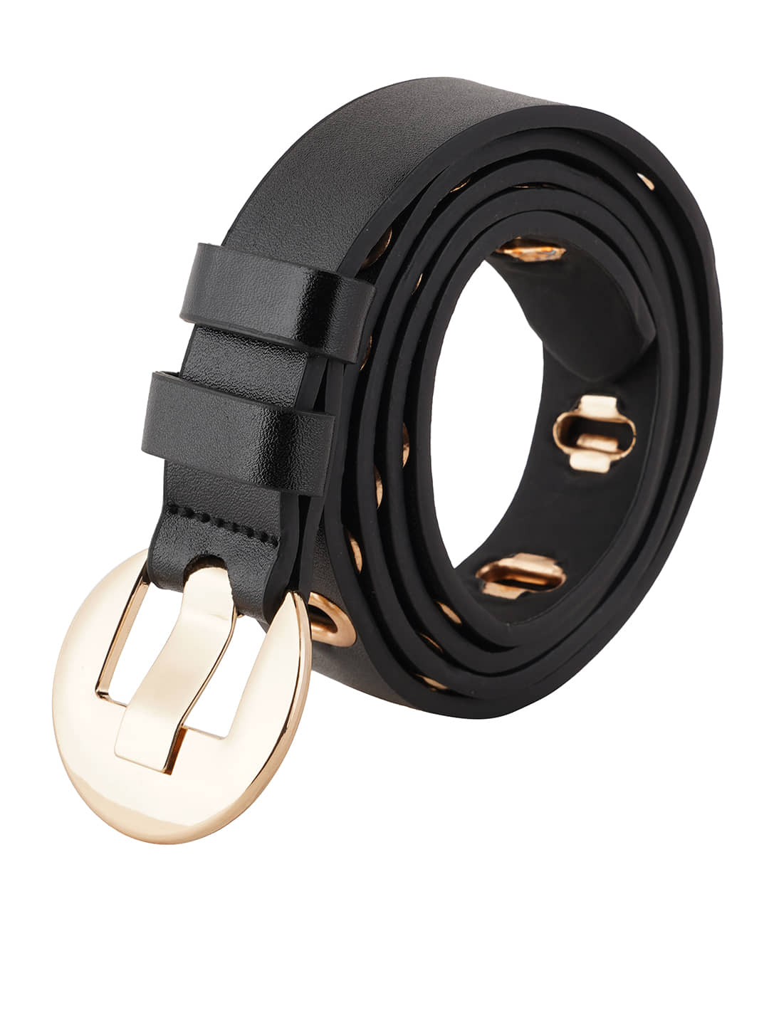 STYLE SHOES - Faux Leather Girls Embellished Belt ( Pack of 1 )