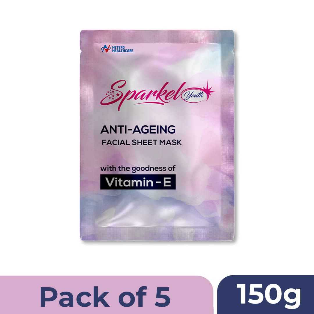     			Sparkel - Anti-Aging Mask For All Skin Type ( Pack of 5 )