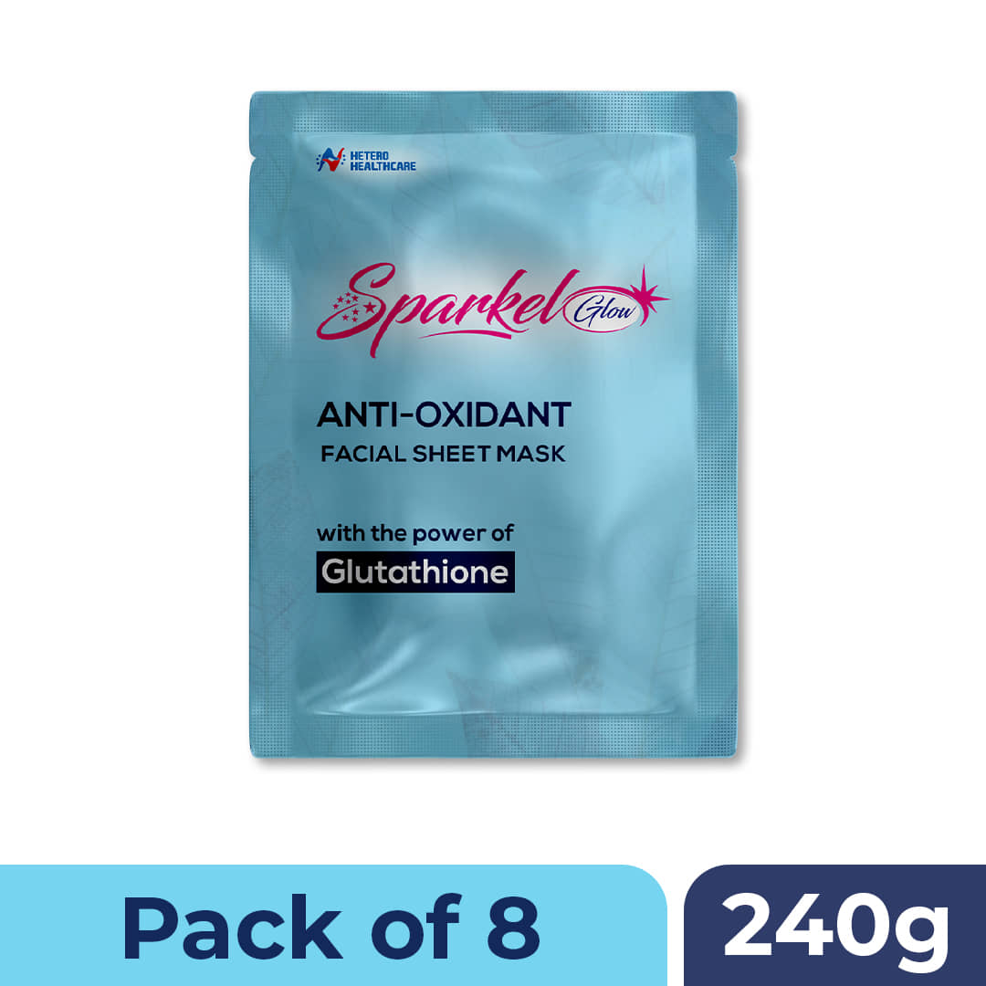 Sparkel - Radiant Glow Mask For All Skin Type ( Pack of 8 )