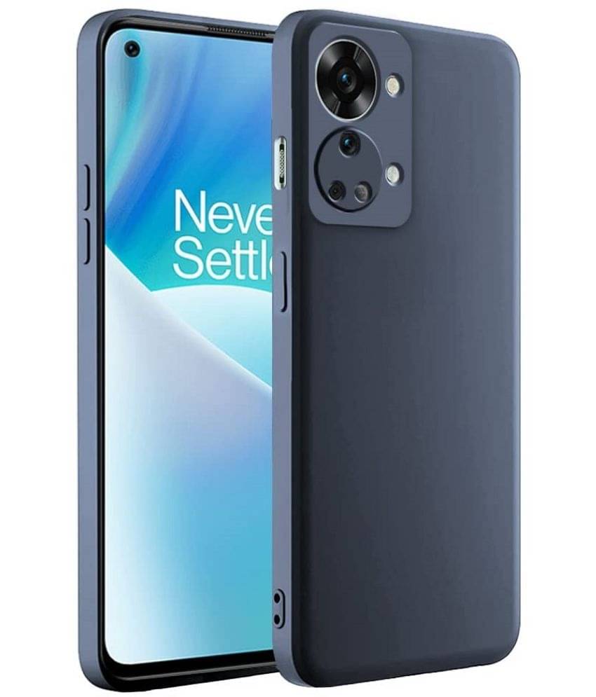 ZAMN - Blue Silicon Plain Cases Compatible For Oneplus Nord 2t ( Pack of 1 ) ZAMN - Blue Silicon Plain Cases Compatible For Oneplus Nord 2t ( Pack of 1 )
