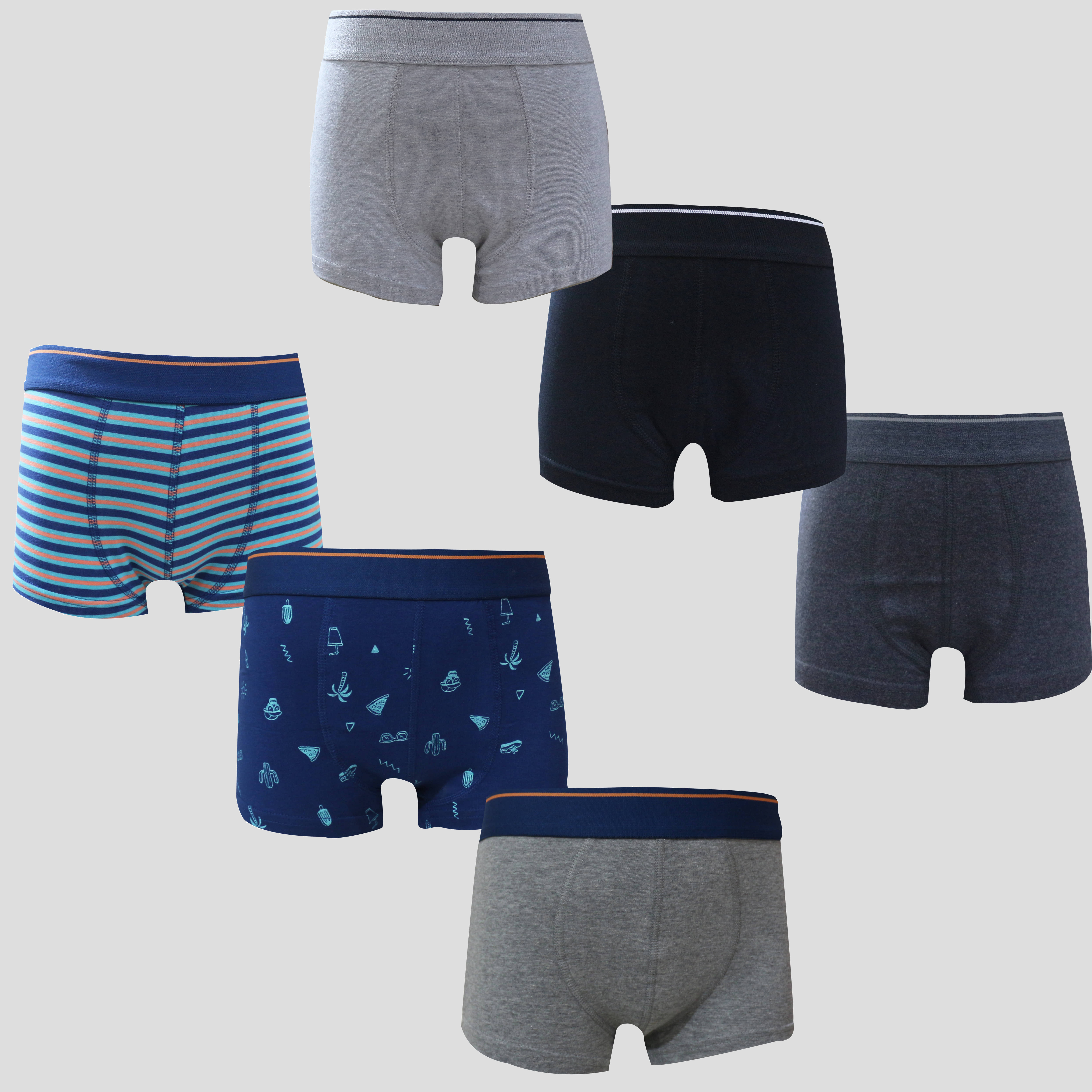 Ariel Pack of 6 Boys Cotton Trunks ( Multicolor ) - Nightwear & Loungewear | Buy online on ZillyBuy
