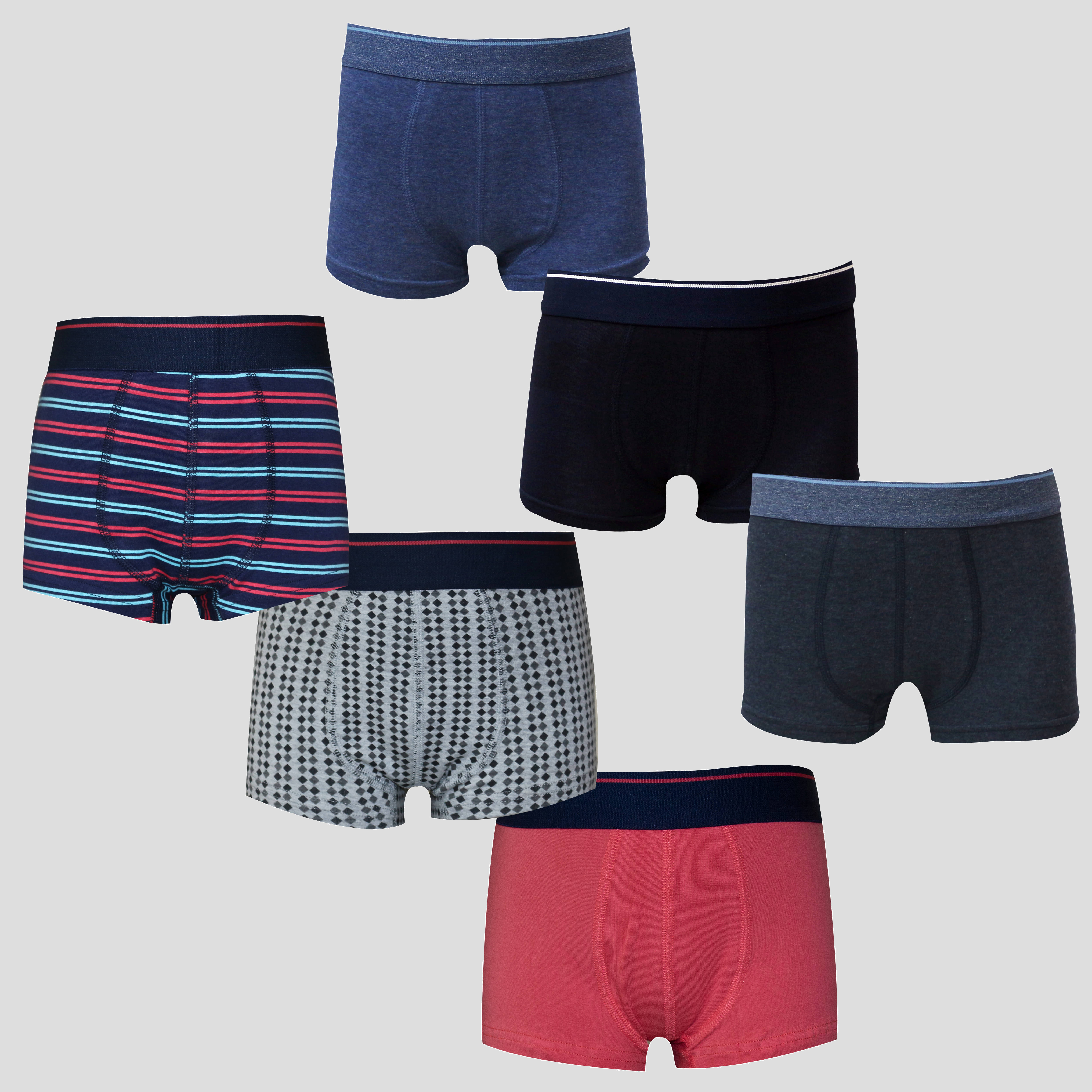     			Ariel Pack of 6 Boys Cotton Trunks ( Multicolor )