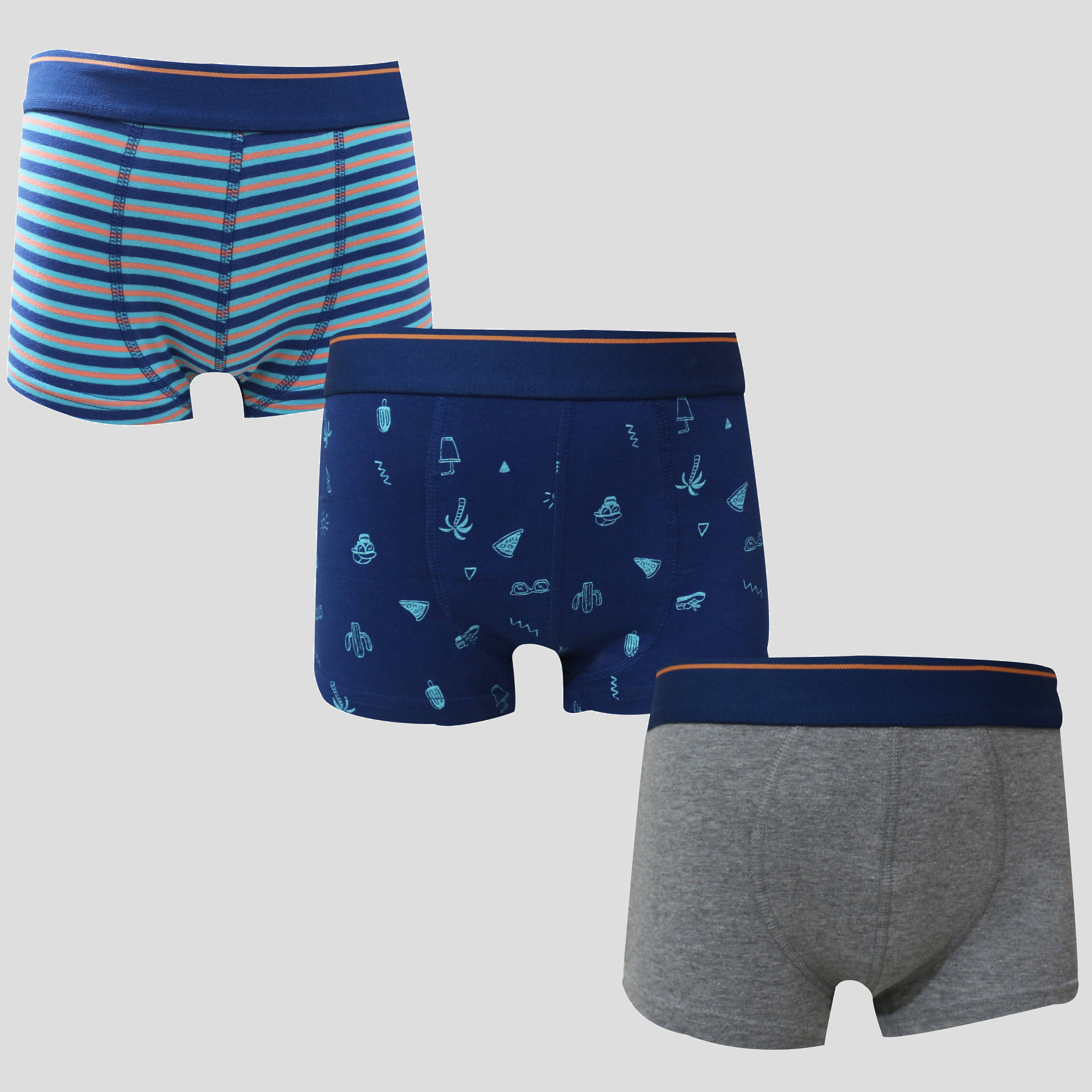 Ariel Pack of 3 Boys Cotton Trunks ( Multicolor ) - Nightwear & Loungewear | Buy online on ZillyBuy