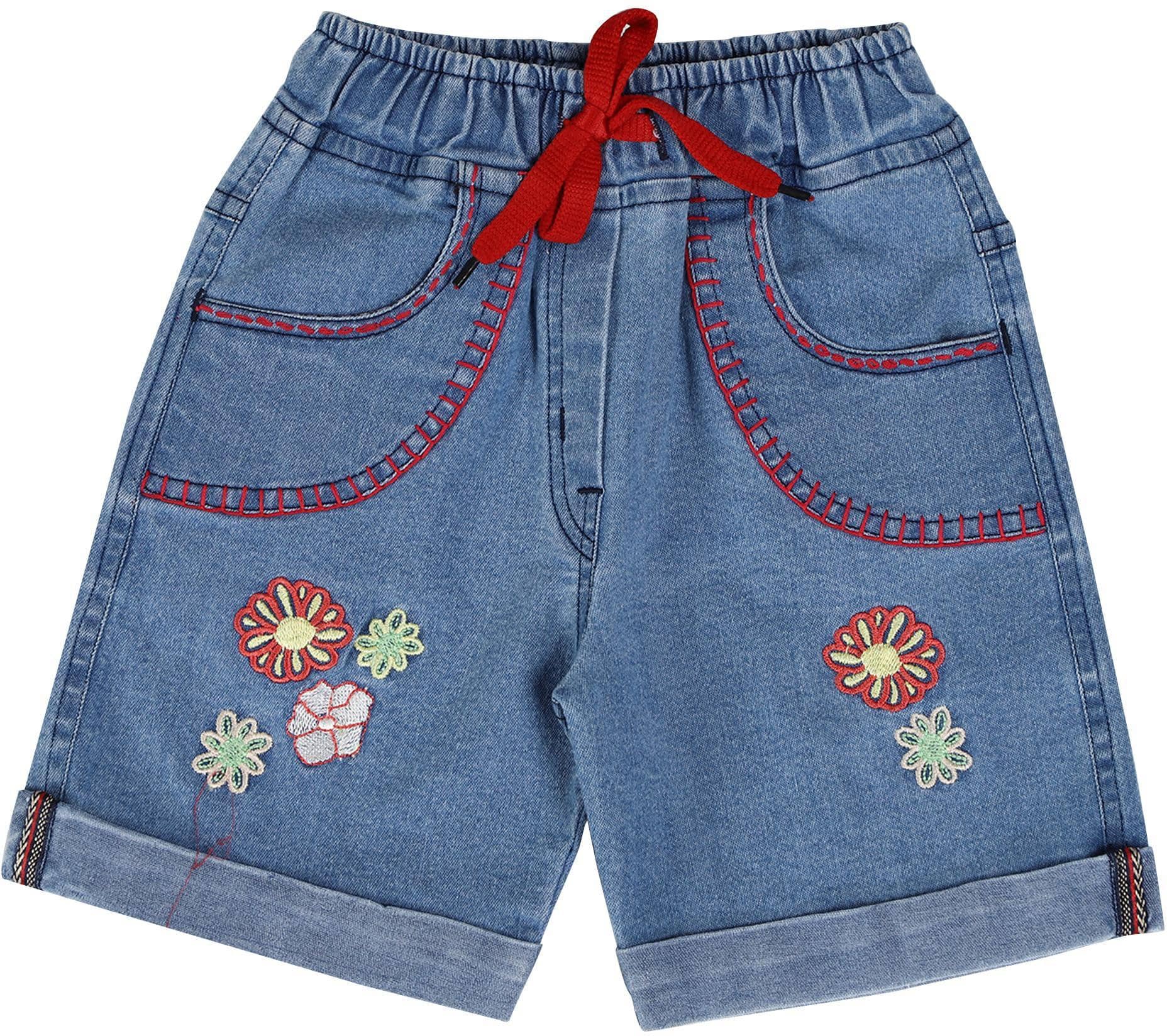 Cremlin Clothing - Blue Denim Girls Hot Pants ( Pack of 1 ) - Shorts | Buy online on ZillyBuy