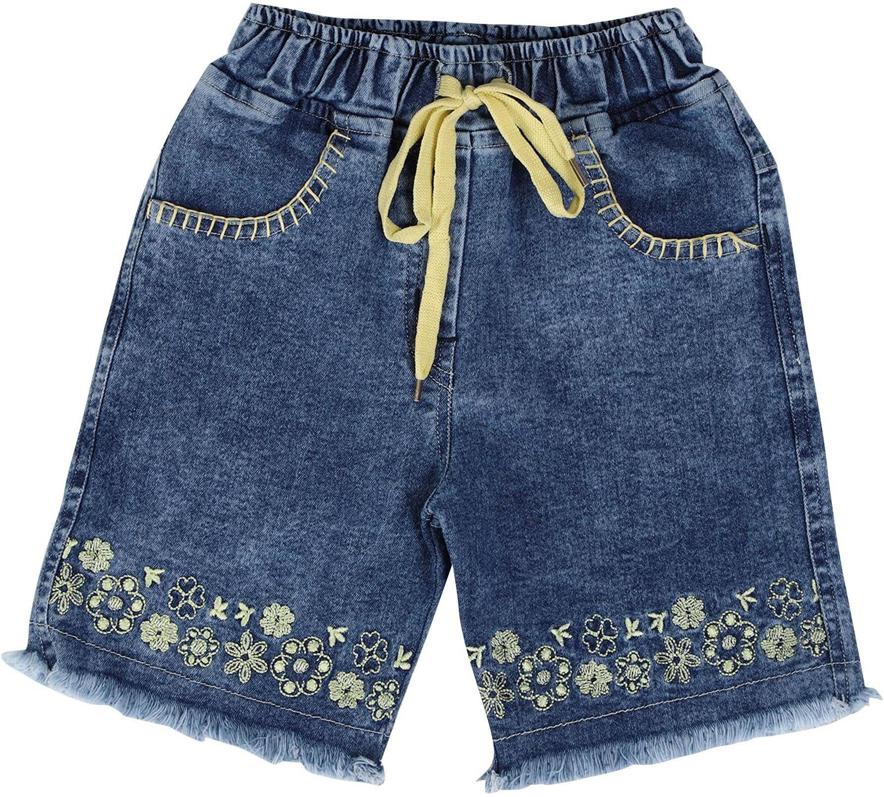 Cremlin Clothing - Blue Denim Girls Hot Pants ( Pack of 1 ) - Shorts | Buy online on ZillyBuy