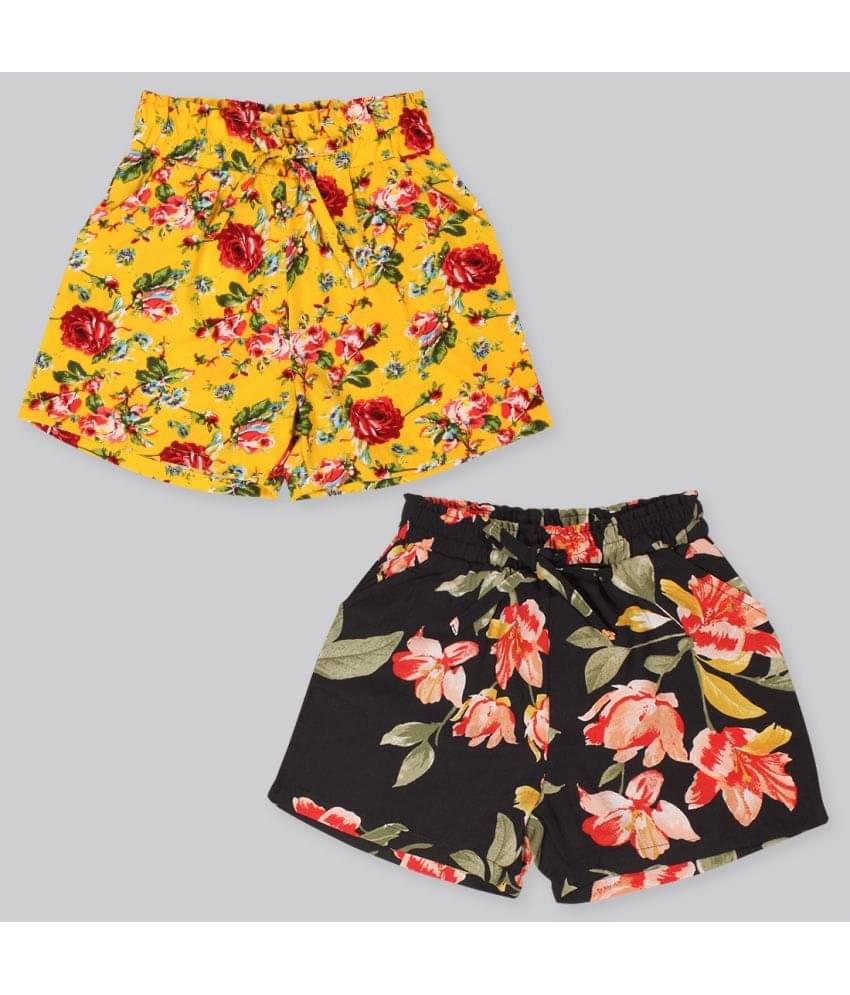     			Cutecumber Pack of 1 Girls Georgette Hot Pants ( Multi )