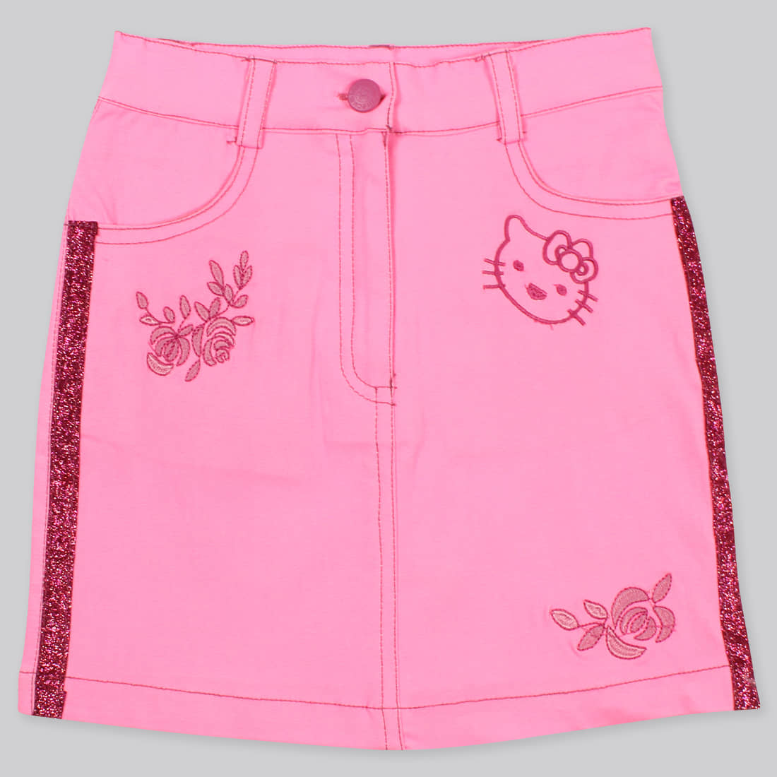 Cutecumber Pack of 1 Girls Polyester A-Line Skirt ( Pink ) - Shorts | Buy online on ZillyBuy