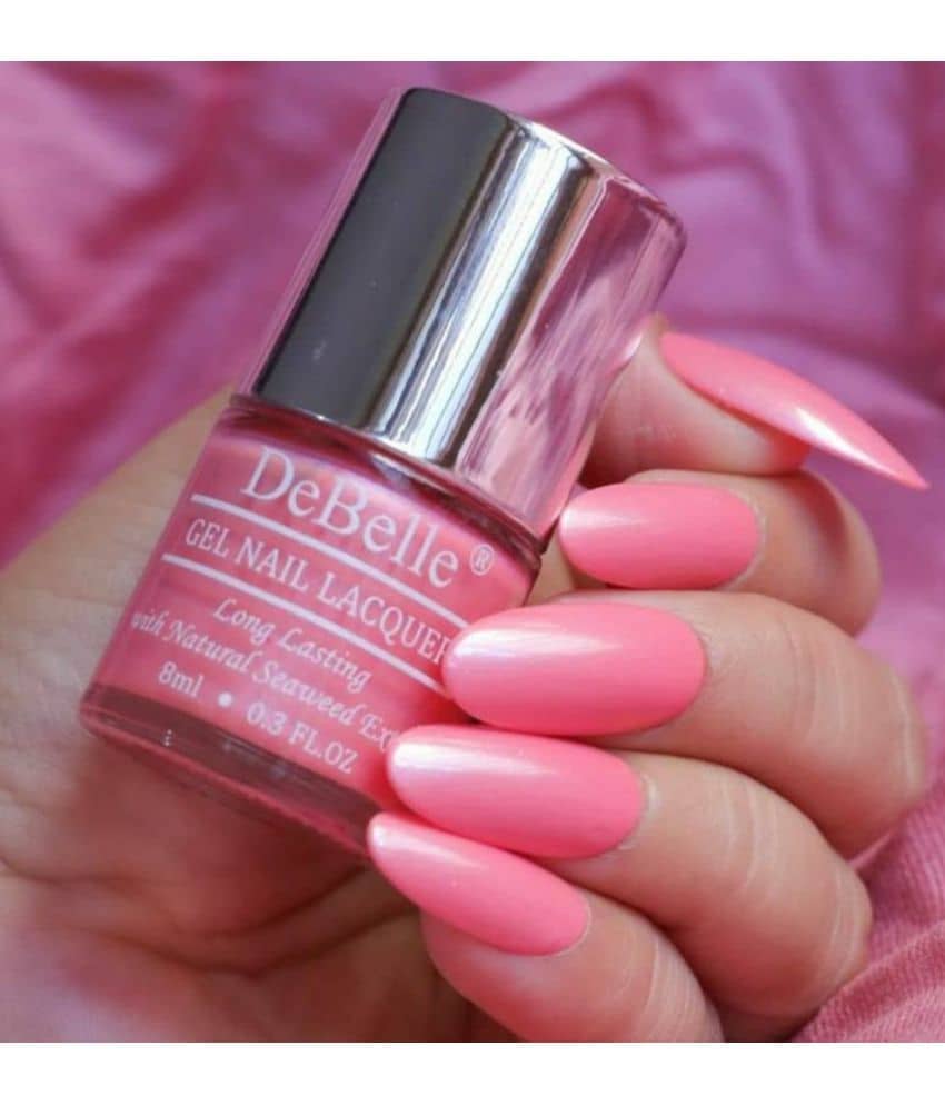 DeBelle Pink Shimmer Nail Polish 8 ( Pack of 1 )