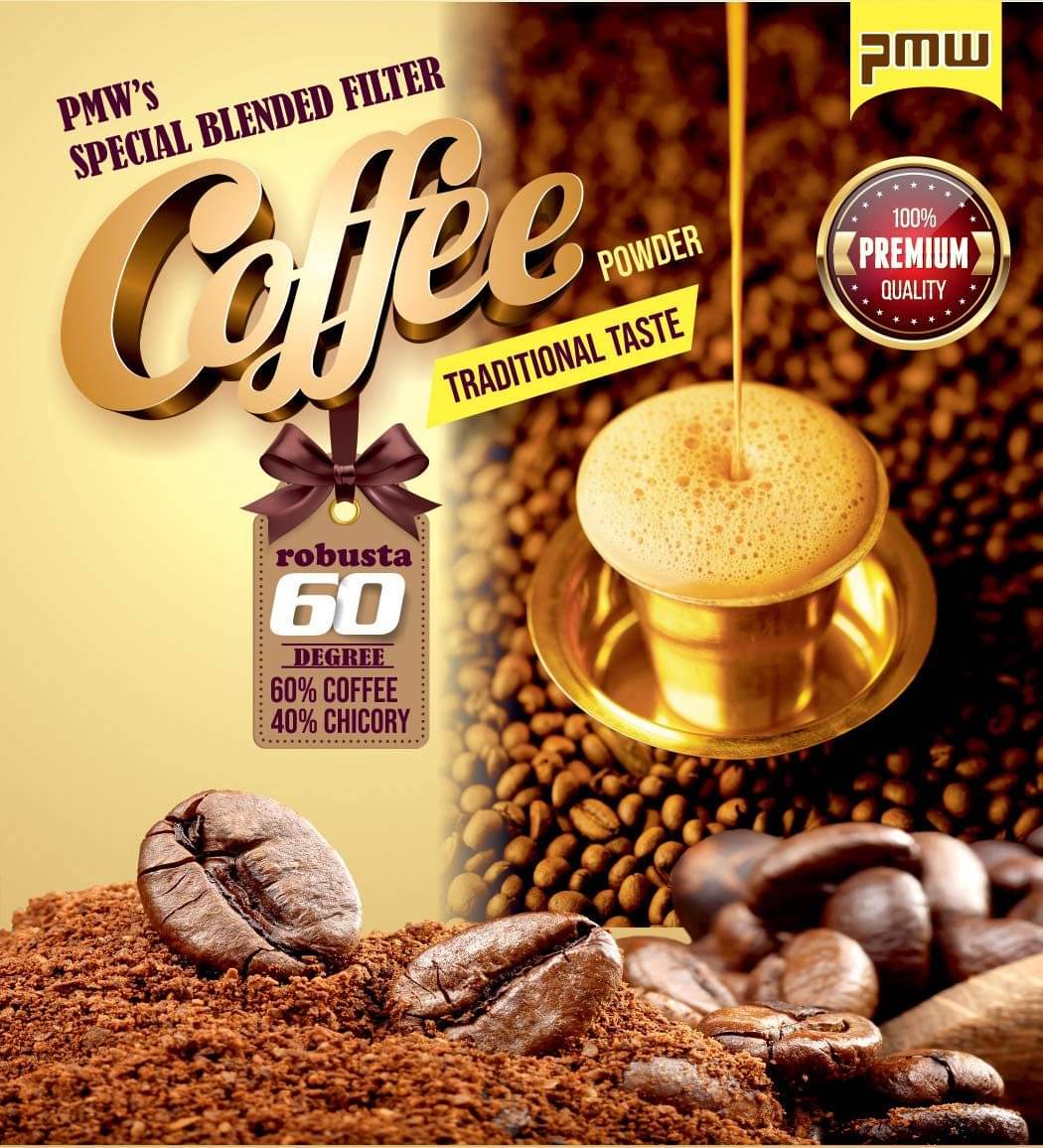     			Decoction Coffee Powder - Grandma Style - (60%+40%) - 60 Degree - Blended Filter Coffee Powder - 100 Grams