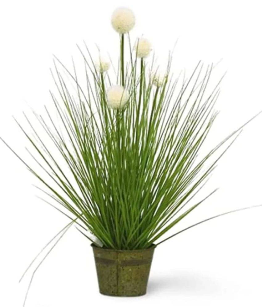 Garden Art - Green Evergreen Artificial Flower ( Pack of 1 ) Garden Art - Green Evergreen Artificial Flower ( Pack of 1 )