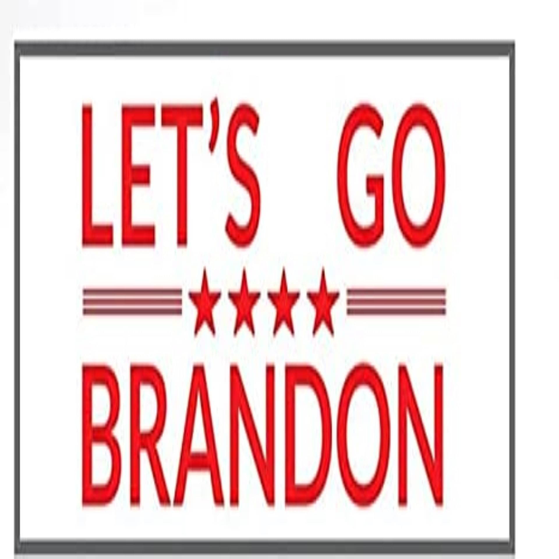     			Let's go Brandon Pre-Inked Rubber Stamp Office Stationary Message -Let's go Brandon(Red Pack of1)