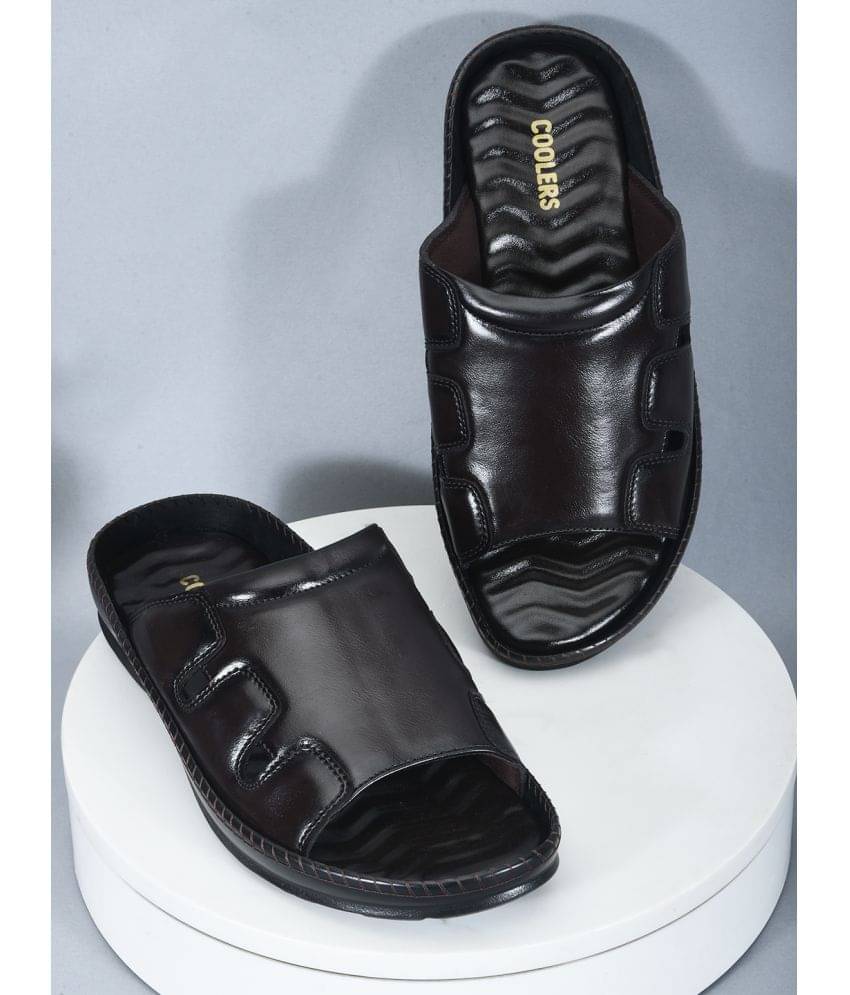     			Liberty - Brown Men's Leather Slipper