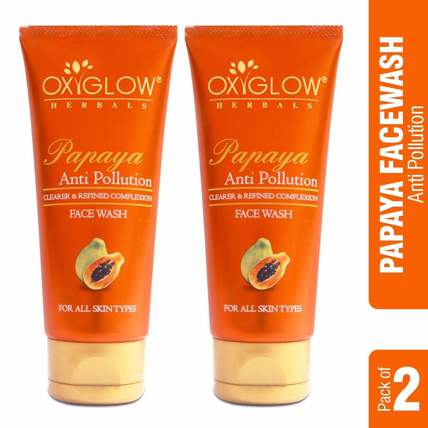 Oxyglow Herbals - Refreshing Face Wash For All Skin Type ( Pack of 2 ) Oxyglow Herbals - Refreshing Face Wash For All Skin Type ( Pack of 2 )