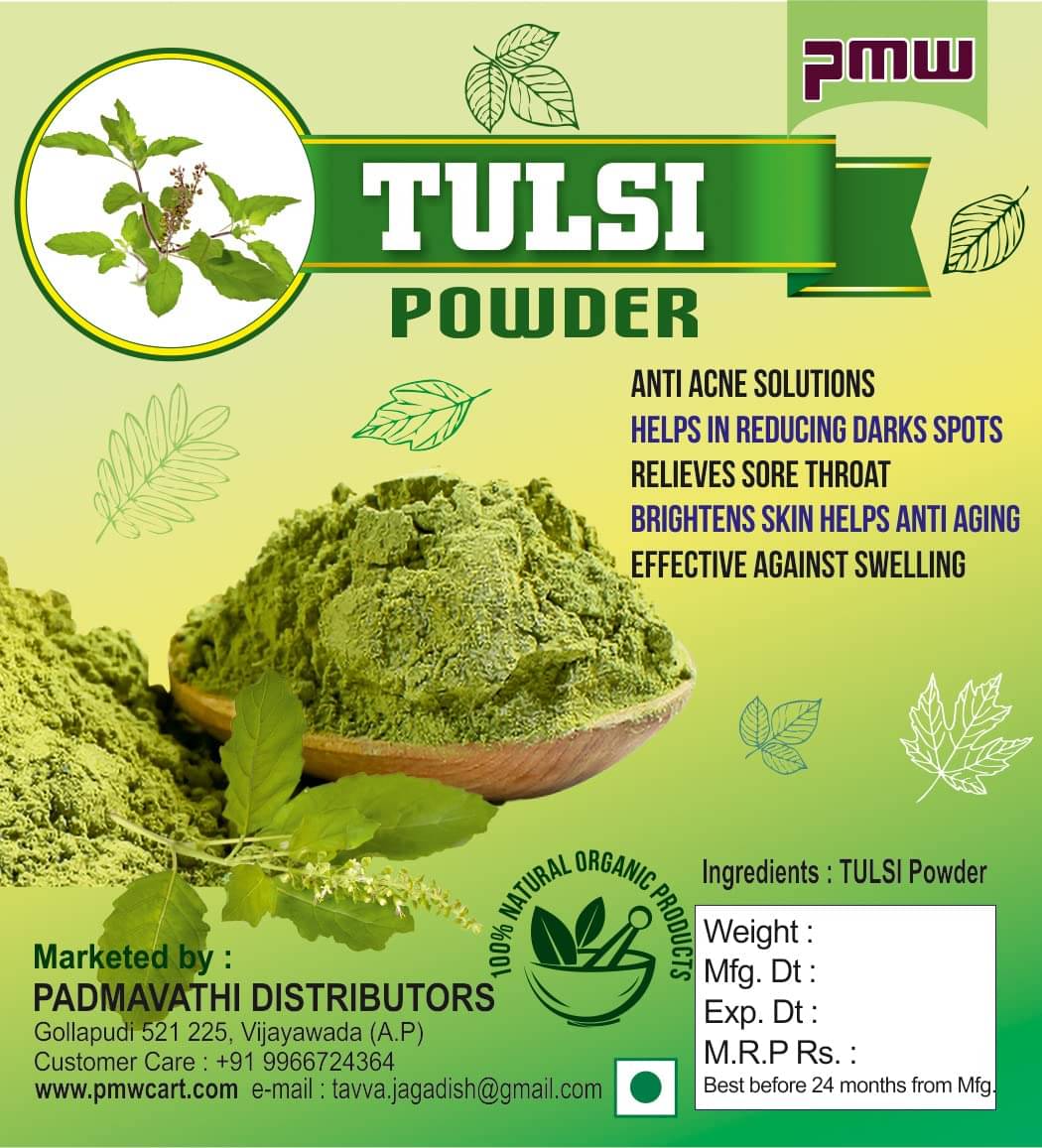     			Tulasi Powder - Tulsi Powder - Holy Basil Powder - Tulsi Leaves - Tulsi Patta - Powder - 100G