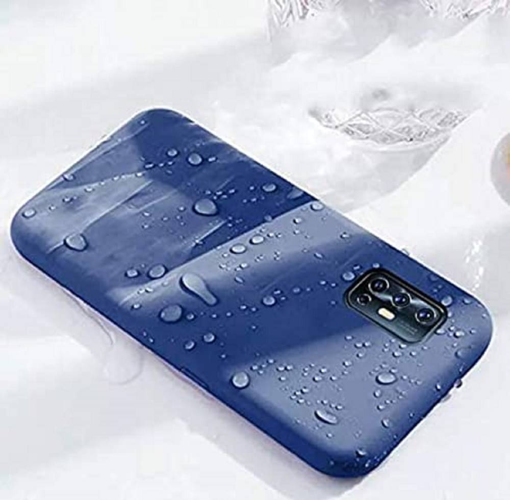 Case Vault Covers - Blue Silicon Plain Cases Compatible For Oppo F19 Pro ( Pack of 1 ) Case Vault Covers - Blue Silicon Plain Cases Compatible For Oppo F19 Pro ( Pack of 1 )