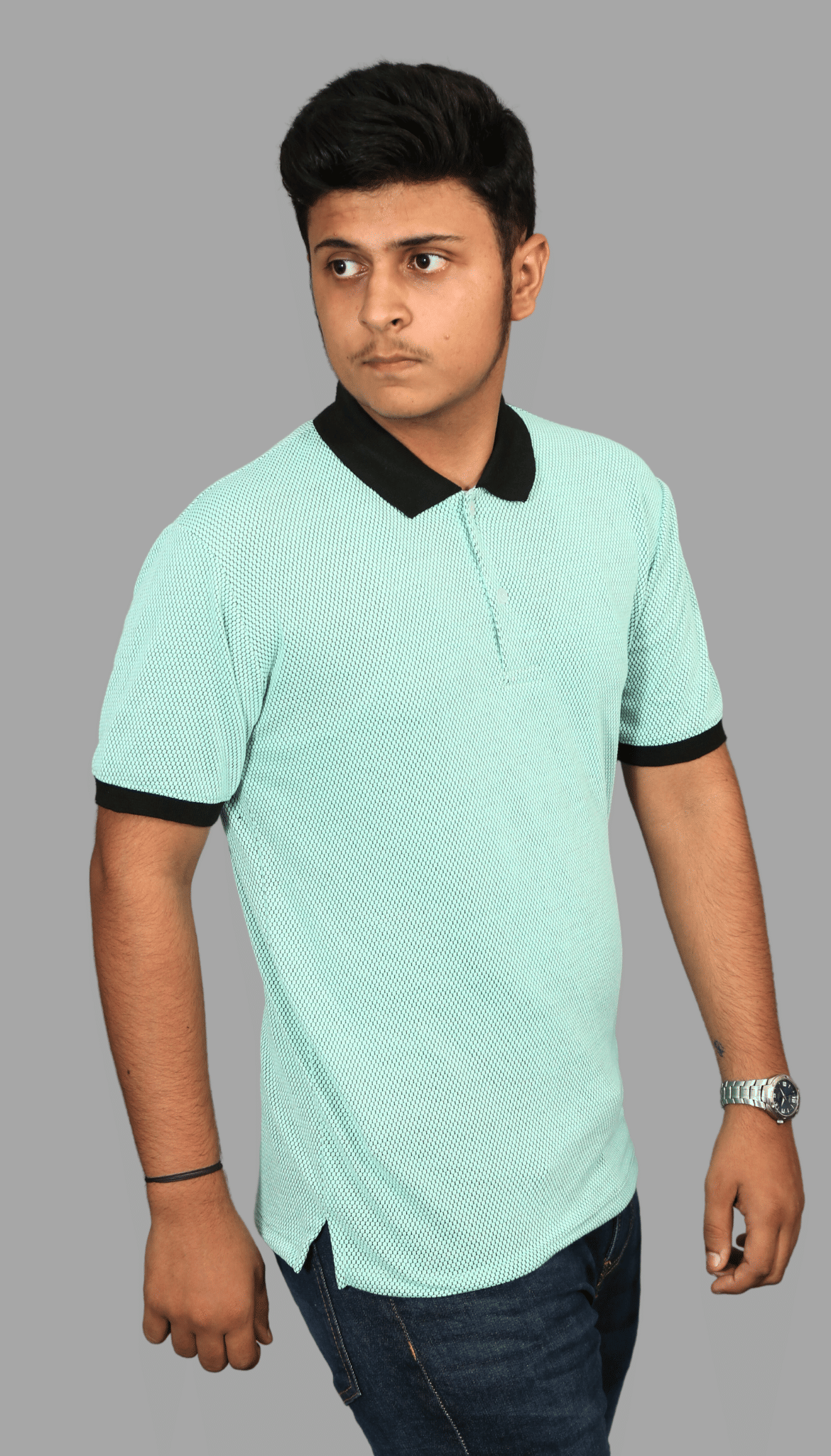 Forbro - Green Cotton Blend Regular Fit Men's Polo T Shirt ( Pack of 1 )