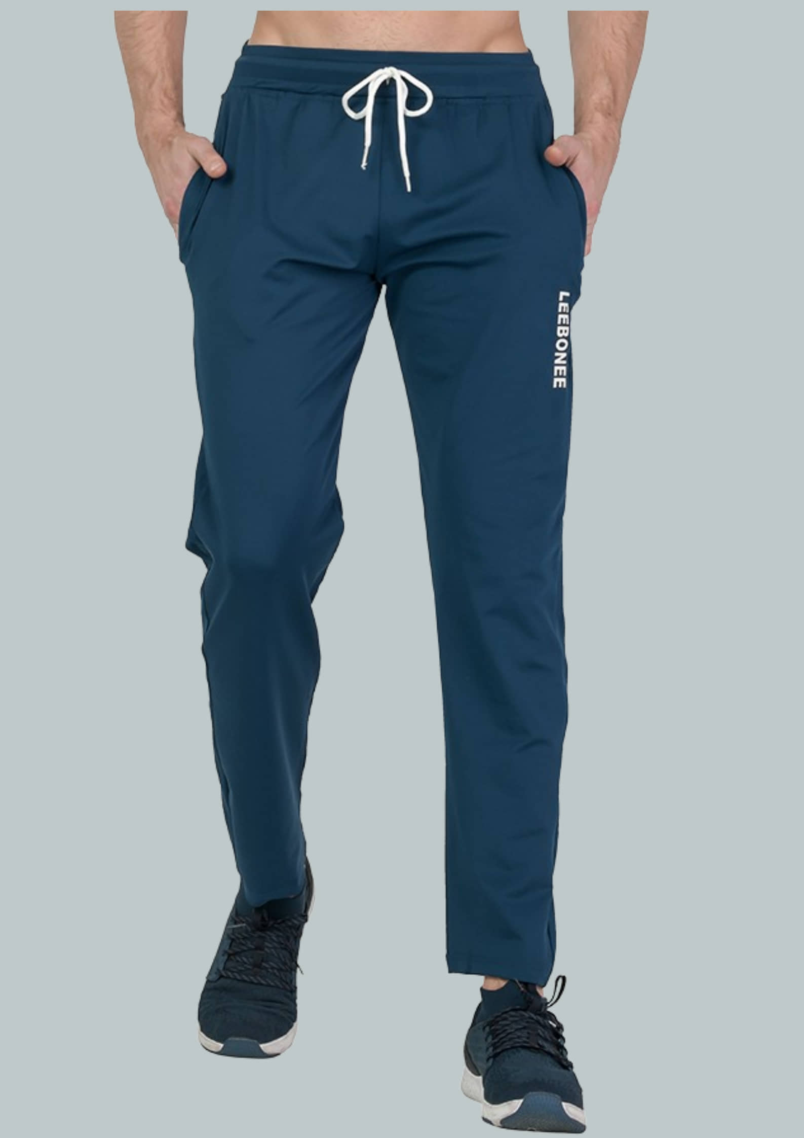 LEEBONEE - Charcoal Polyester Men's Trackpants ( Pack of 1 ) - Track Pants | Buy online on ZillyBuy