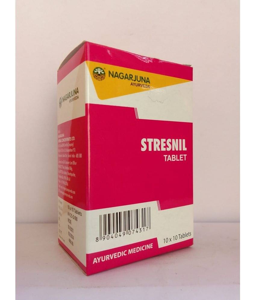 NAGARJUNA NAGARJUNA AYURVEDA STRESNIL TABLET (PACK OF 2) NAGARJUNA NAGARJUNA AYURVEDA STRESNIL TABLET (PACK OF 2)