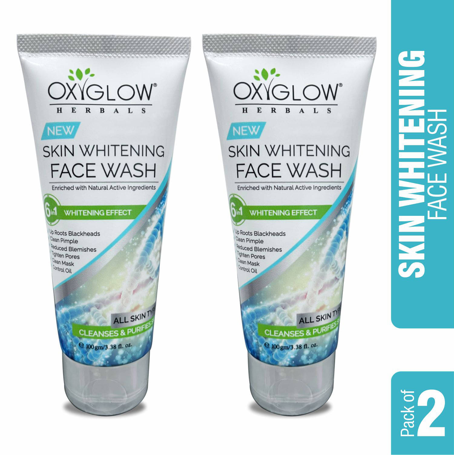 Oxyglow Herbals - Refreshing Face Wash For All Skin Type ( Pack of 2 ) Oxyglow Herbals - Refreshing Face Wash For All Skin Type ( Pack of 2 )