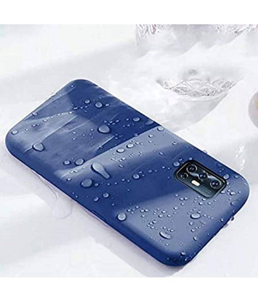 ZAMN - Blue Silicon Plain Cases Compatible For Oppo F19 Pro Plus 5G ( Pack of 1 ) ZAMN - Blue Silicon Plain Cases Compatible For Oppo F19 Pro Plus 5G ( Pack of 1 )