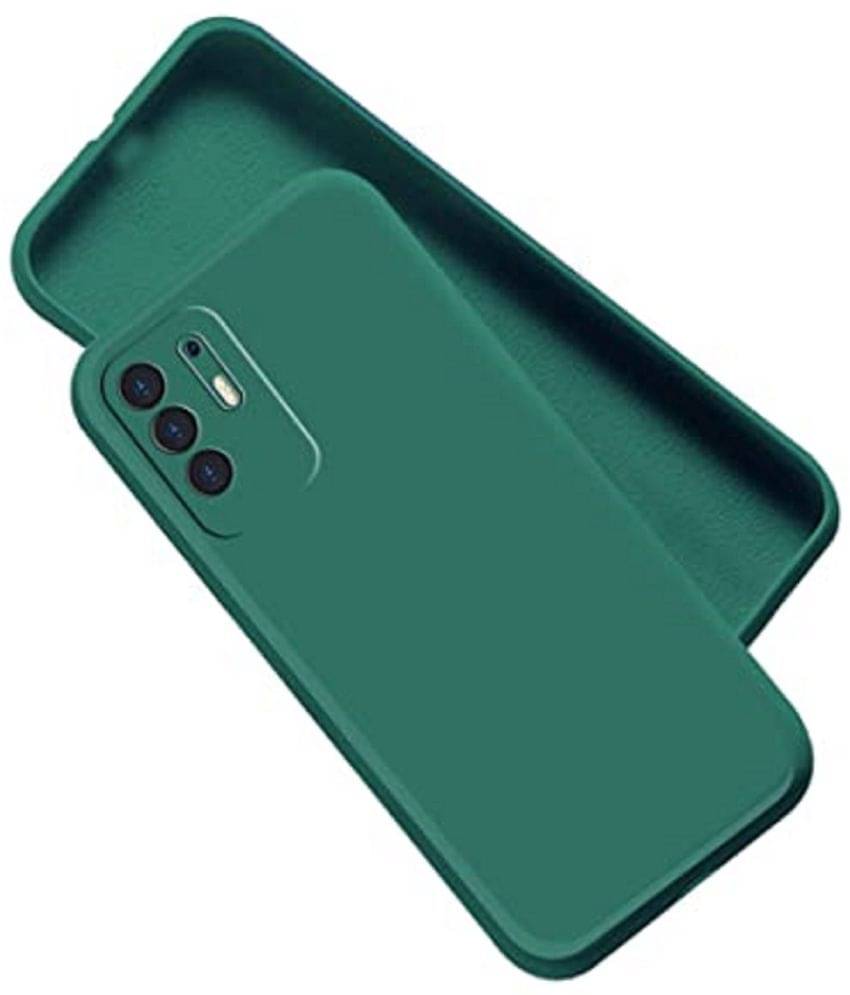 ZAMN - Green Silicon Plain Cases Compatible For Oppo F19 Pro Plus 5G ( Pack of 1 ) ZAMN - Green Silicon Plain Cases Compatible For Oppo F19 Pro Plus 5G ( Pack of 1 )