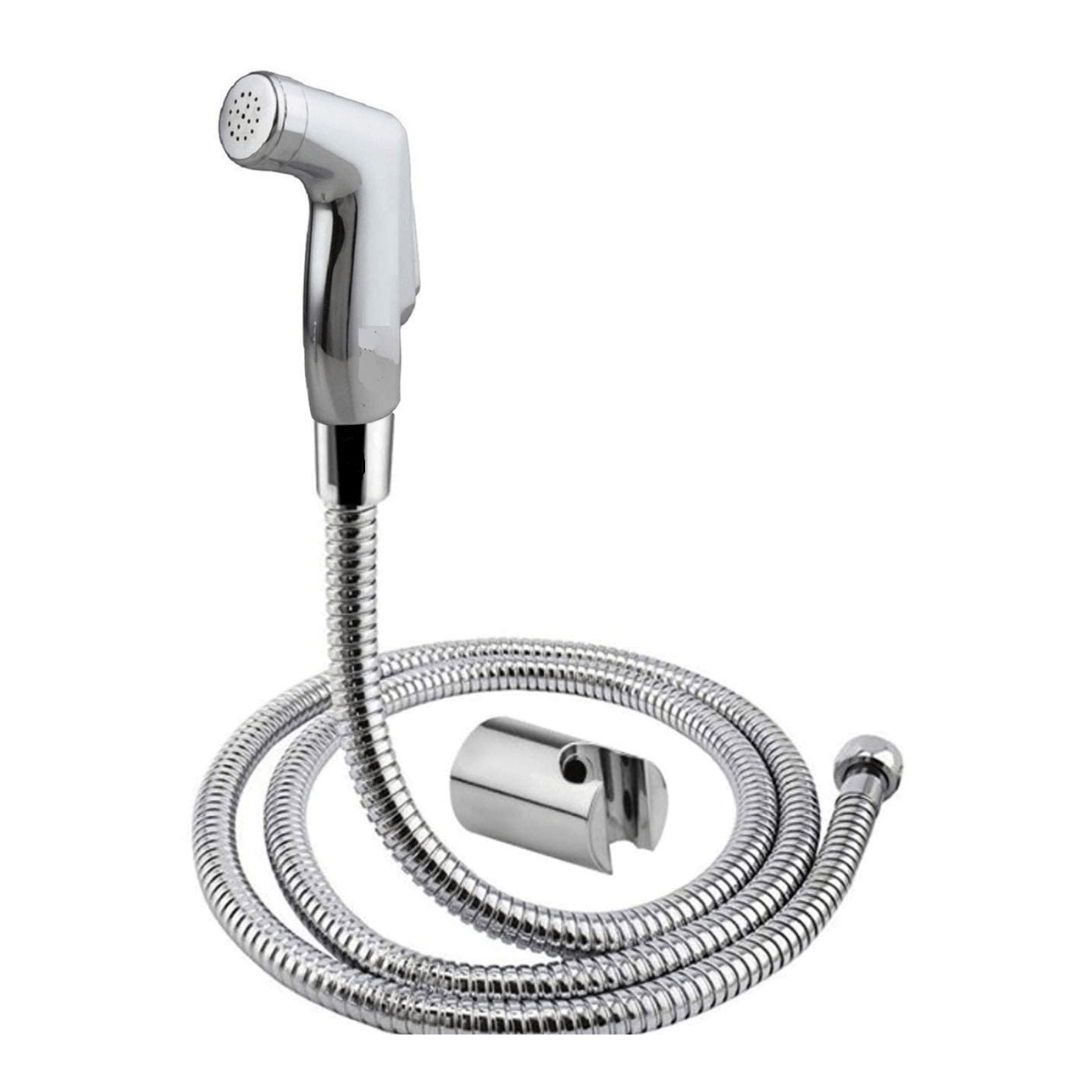 COSVIT Hindware Health faucet with 1 m Hose Pipe and Hook Stainless Steel Health Faucet (Water Sprayer) COSVIT Hindware Health faucet with 1 m Hose Pipe and Hook Stainless Steel Health Faucet (Water Sprayer)