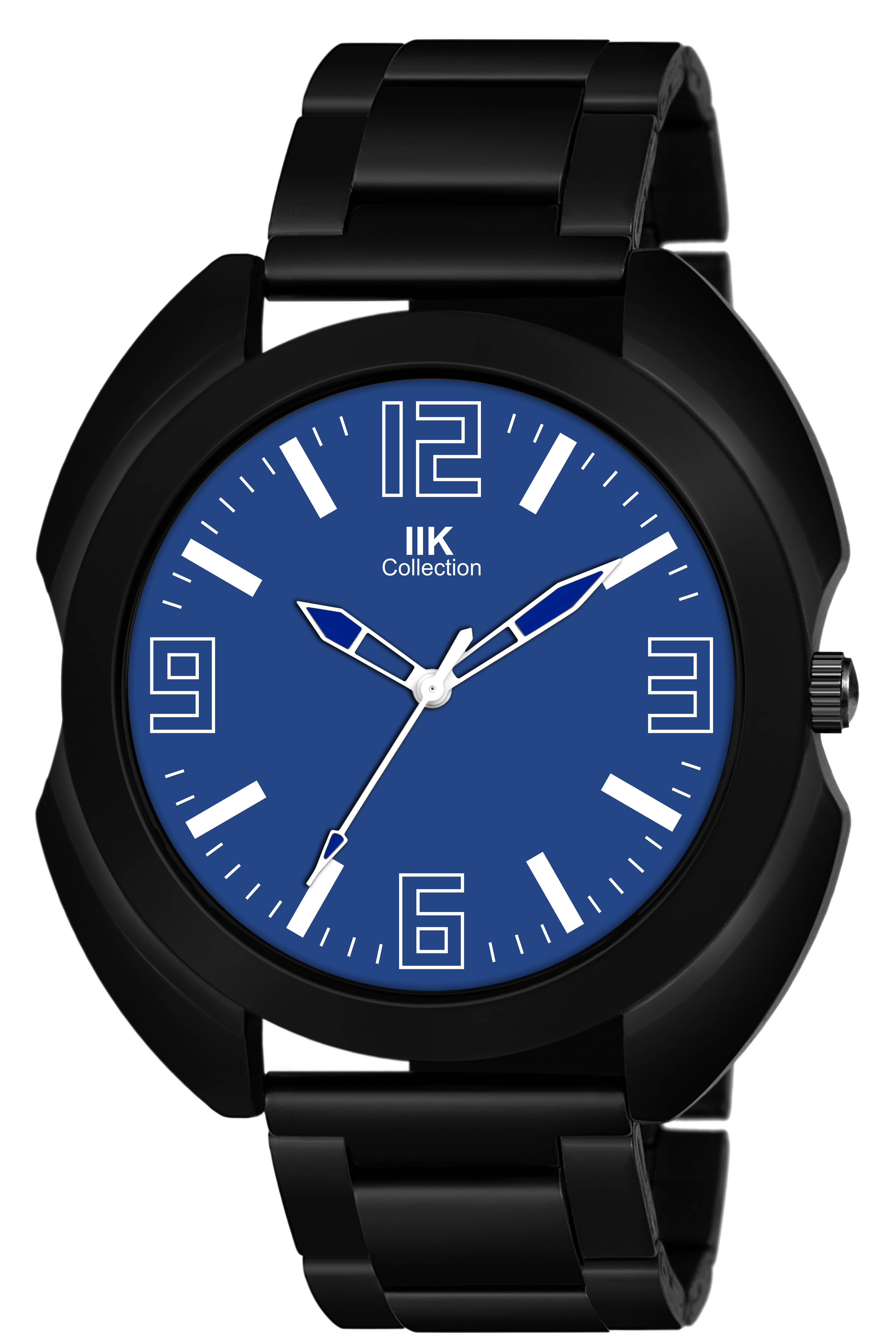 IIK COLLECTION - Black Stainless Steel Analog Men's Watch