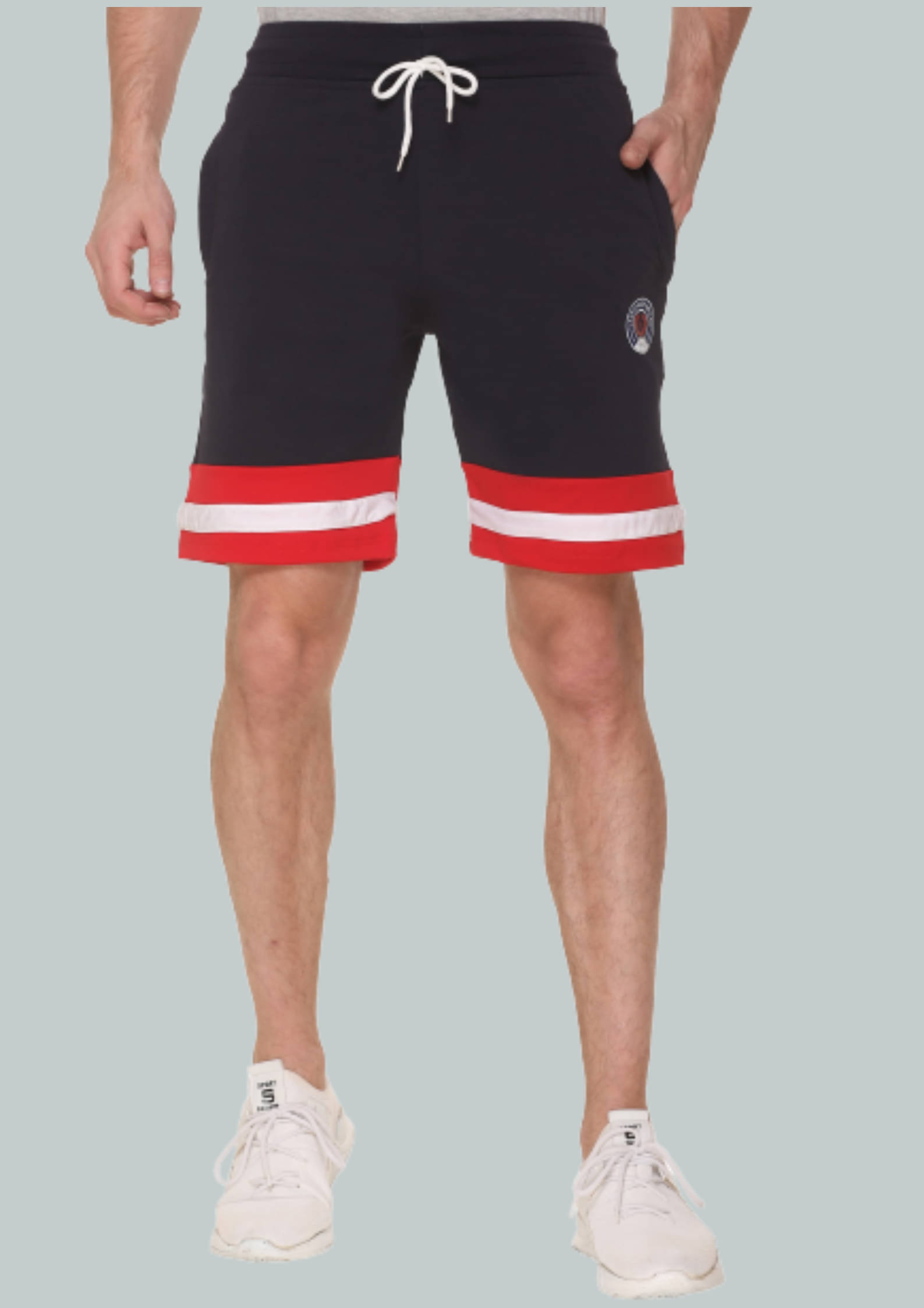 LEEBONEE - Navy Polyester Blend Men's Shorts ( Pack of 1 ) LEEBONEE - Navy Polyester Blend Men's Shorts ( Pack of 1 )