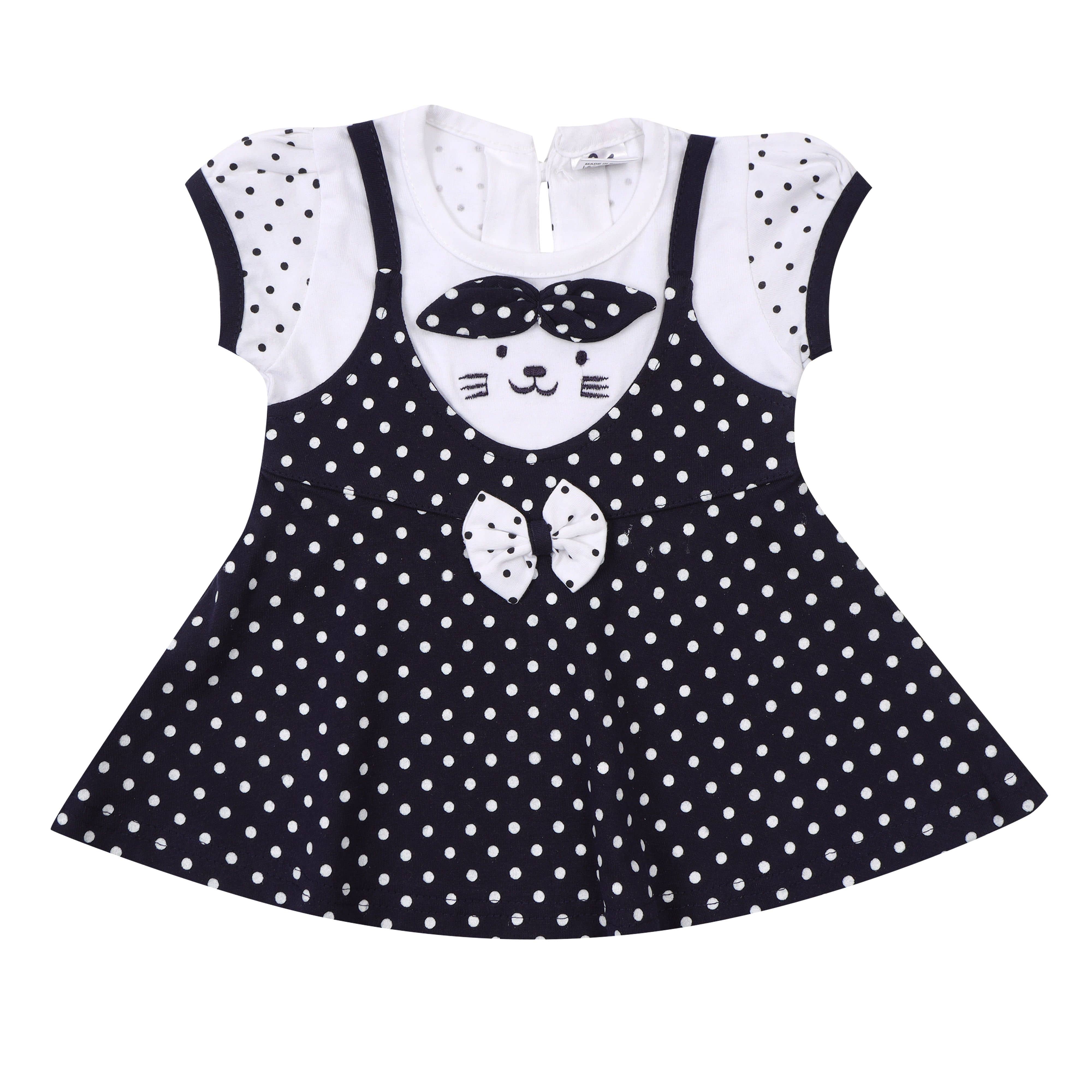 NammaBaby Pack of 1 Baby Girls Cotton Frock ( Blue )