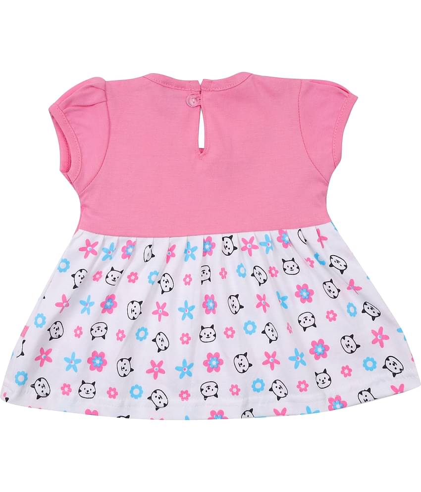 NammaBaby Pack of 1 Baby Girls Cotton Frock ( Pink )