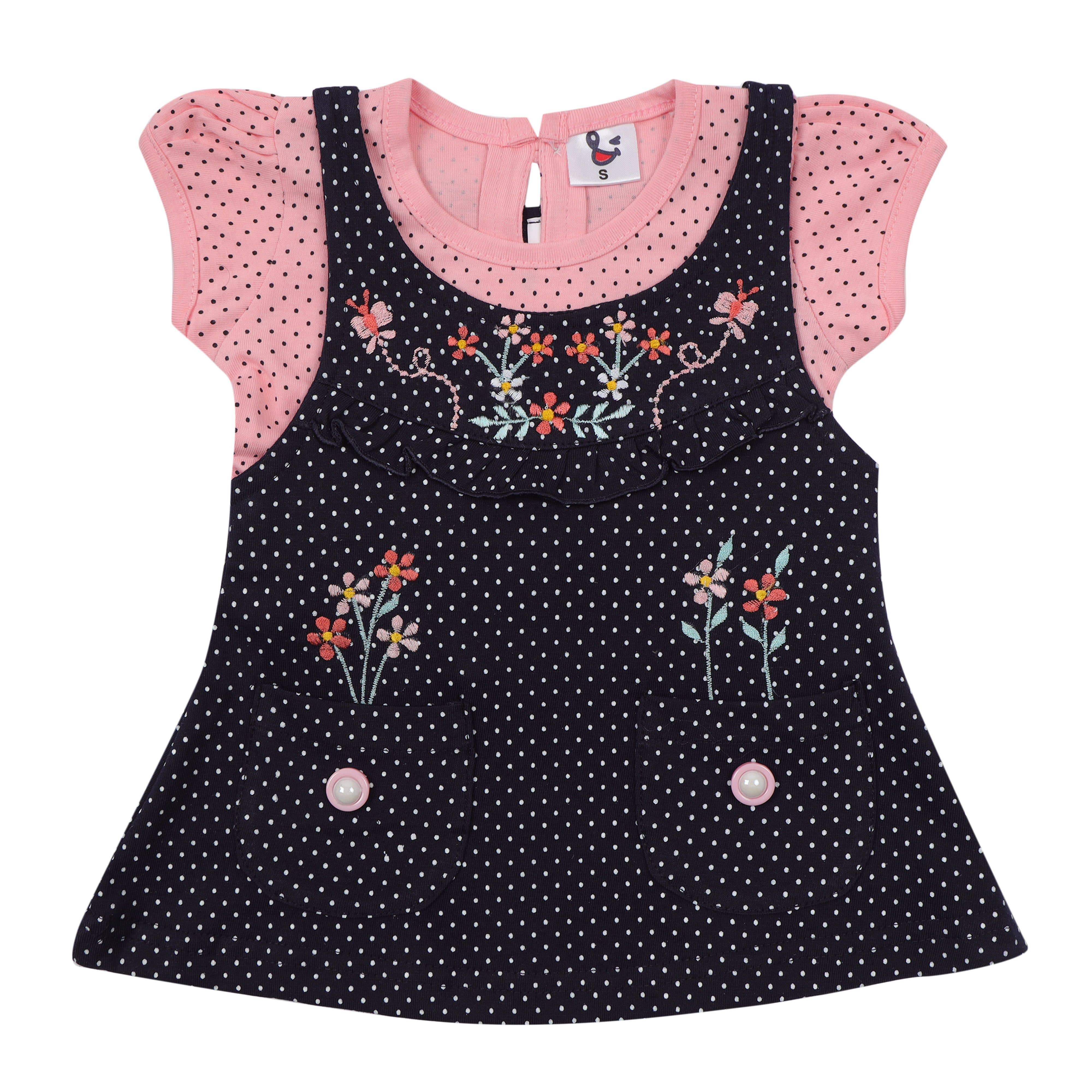 NammaBaby Pack of 1 Baby Girls Cotton Frock ( Green )