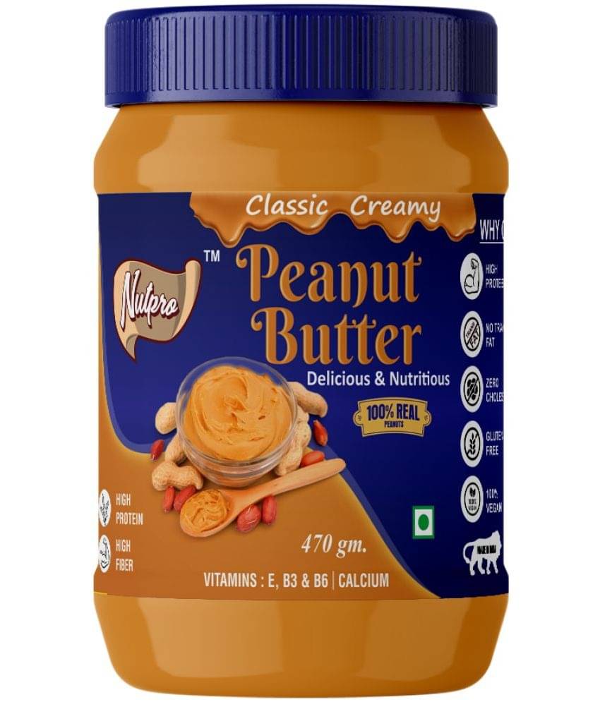 Nutpro - 470 gm Creamy Nut Butter ( Pack of 1 ) Nutpro - 470 gm Creamy Nut Butter ( Pack of 1 )