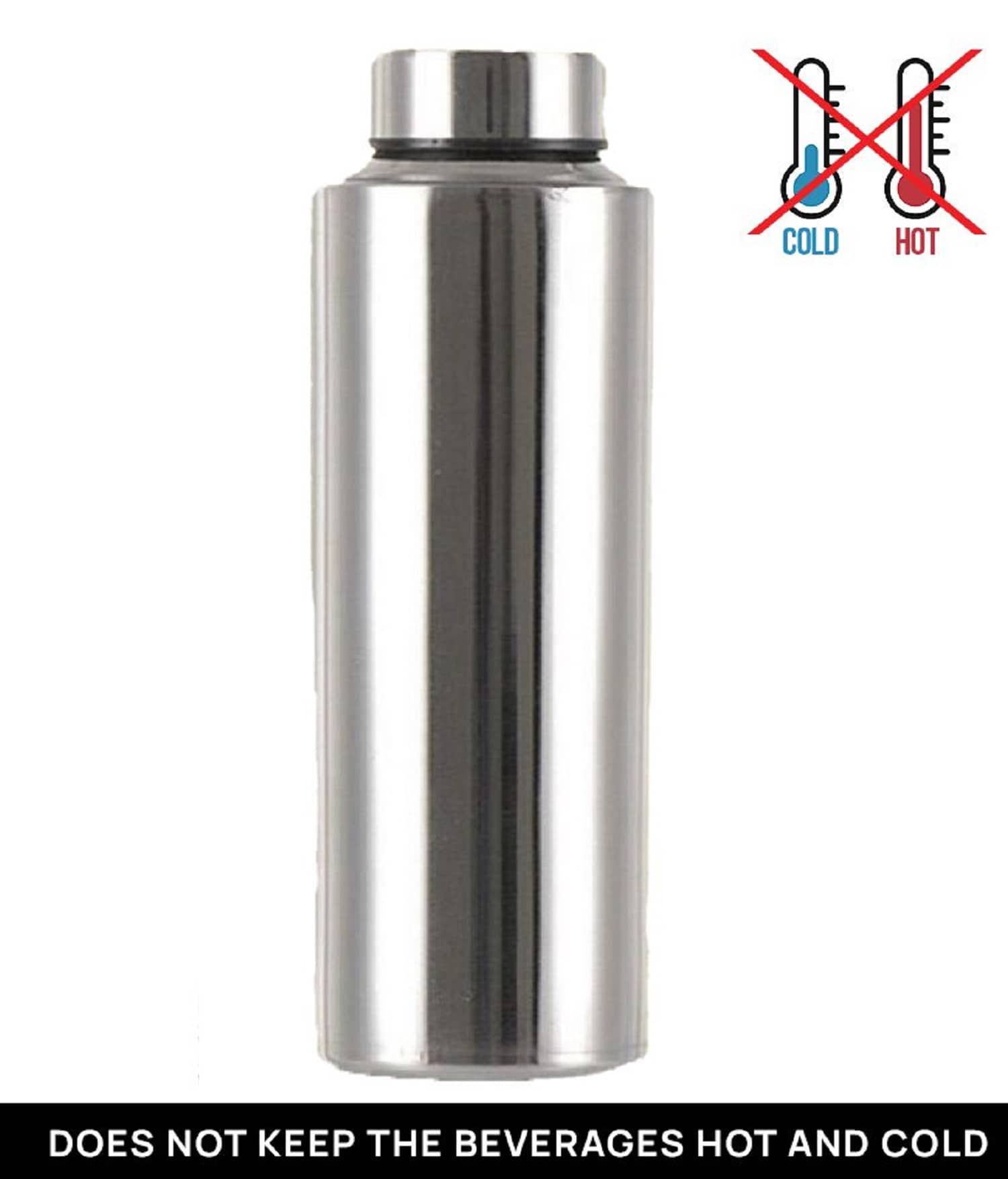 SHB Stainless Steel Fridge Bottle/ Silver 1000 mL Steel Water Bottle set of 1
