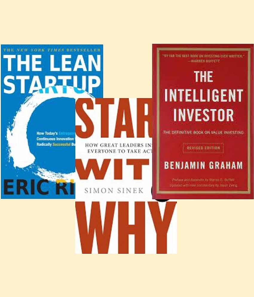 The Lean Startup + Start With Why + The Intelligent Investor - Stationery | Buy online on ZillyBuy