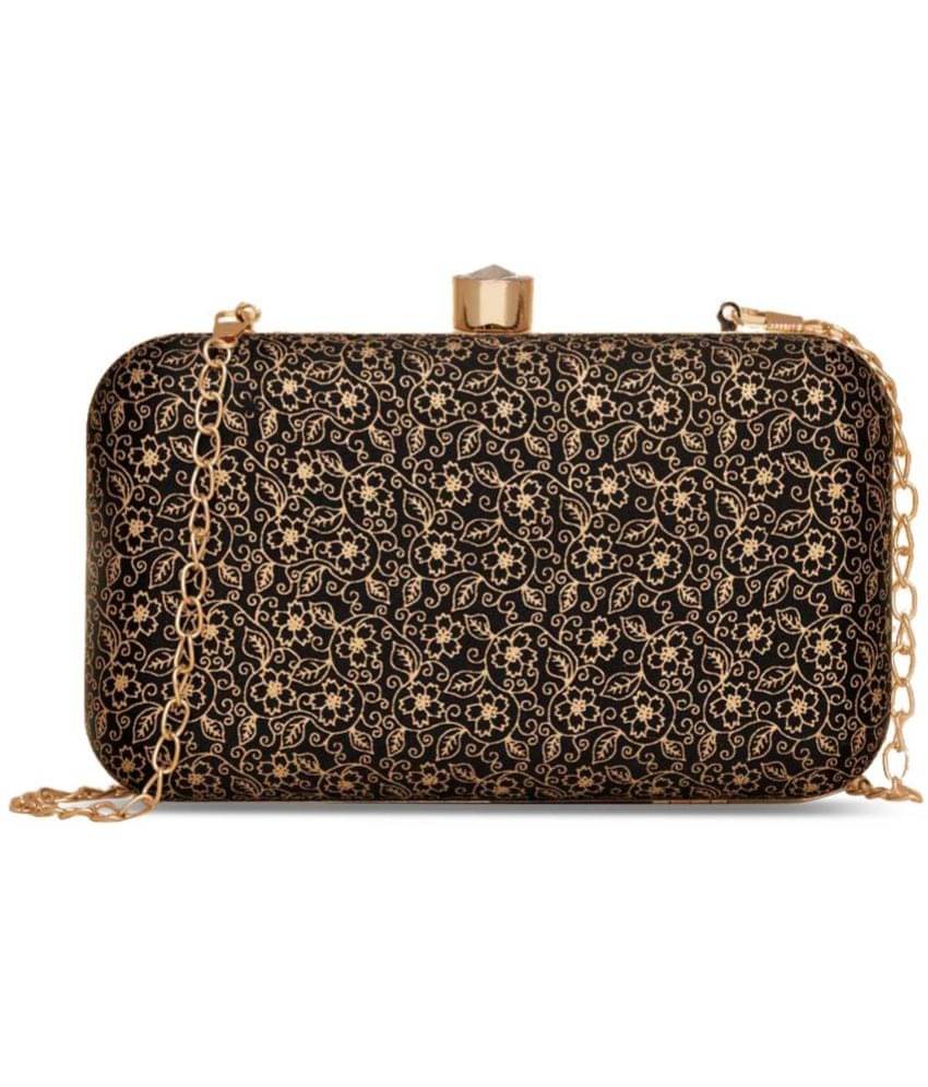     			Zouk - Multicolor Silk Box Clutch