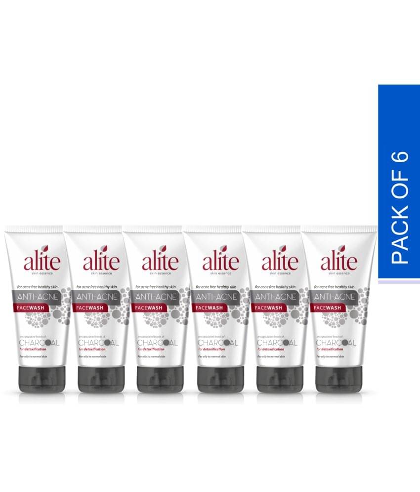     			Alite Anti-Acne Charcoal Facewash with Charcoal For Detoxifying Skin 70g Each (Pack of 6)