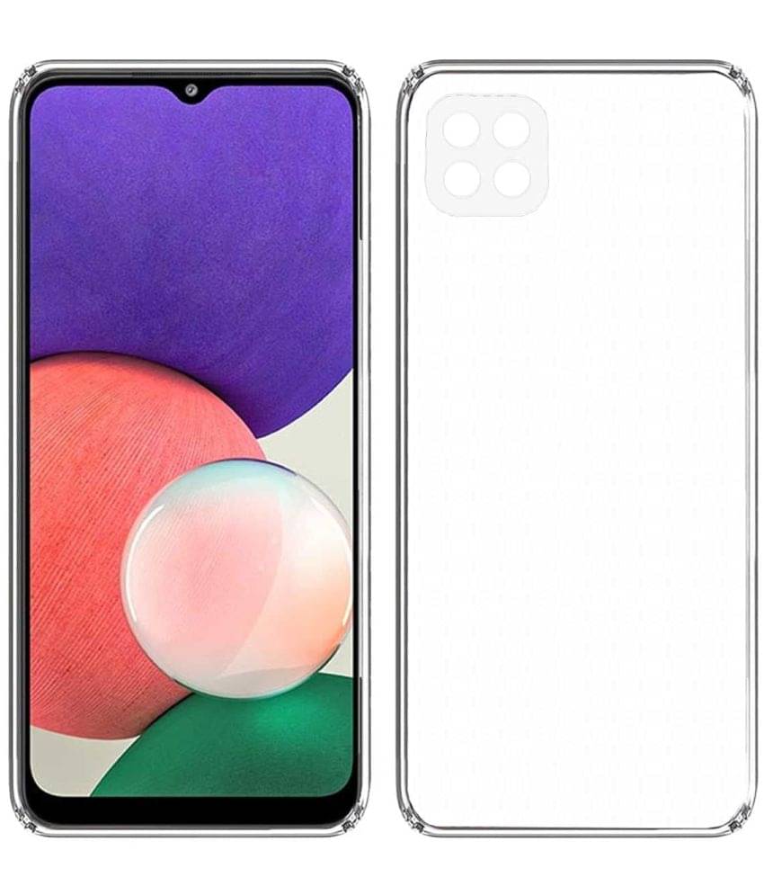 Case Vault Covers - Transparent Silicon Silicon Soft cases Compatible For Samsung Galaxy A22 5G ( Pack of 1 ) Case Vault Covers - Transparent Silicon Silicon Soft cases Compatible For Samsung Galaxy A22 5G ( Pack of 1 )