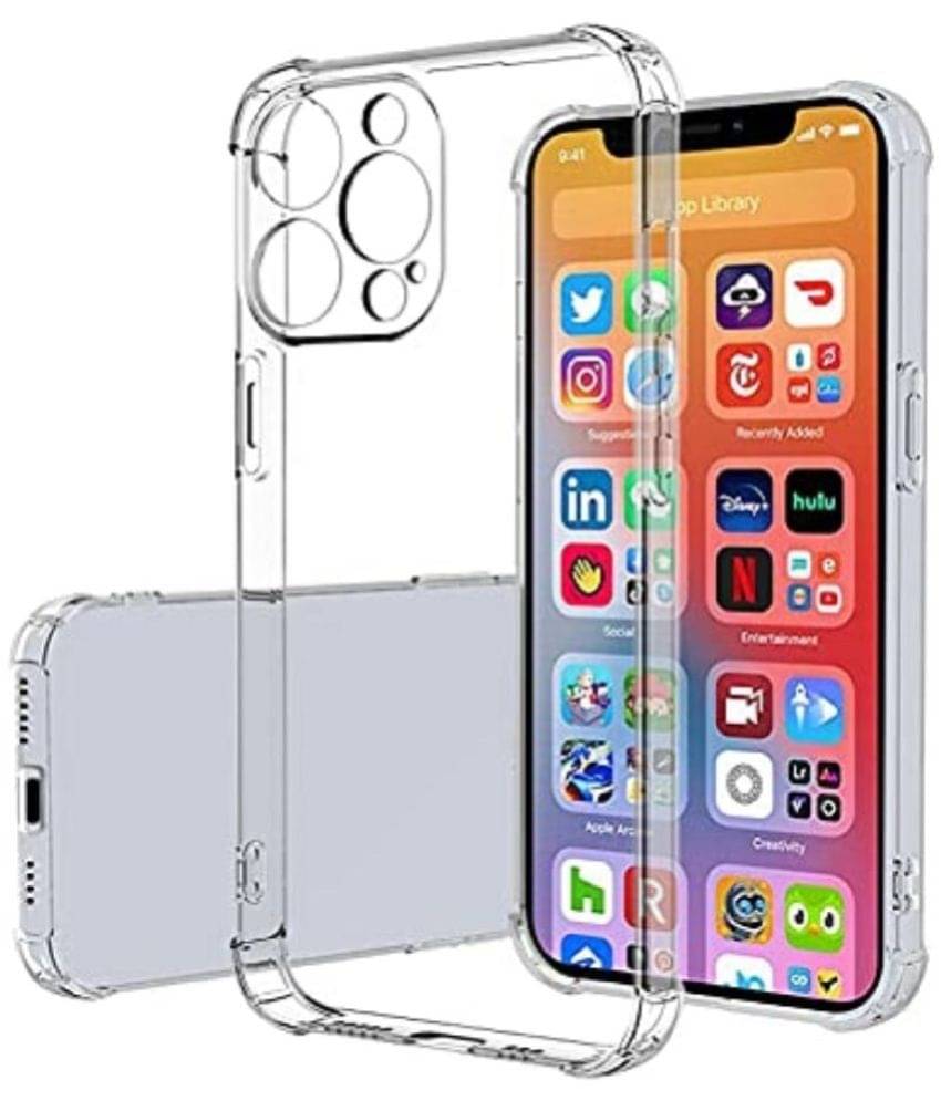 Case Vault Covers - Transparent Silicon Silicon Soft cases Compatible For iPhone 13 Pro Max ( Pack of 1 ) Case Vault Covers - Transparent Silicon Silicon Soft cases Compatible For iPhone 13 Pro Max ( Pack of 1 )