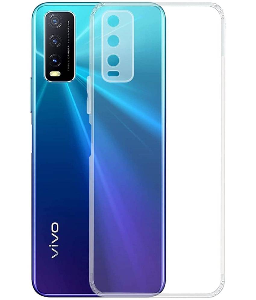Case Vault Covers - Transparent Silicon Silicon Soft cases Compatible For Vivo Y20 ( Pack of 1 ) Case Vault Covers - Transparent Silicon Silicon Soft cases Compatible For Vivo Y20 ( Pack of 1 )
