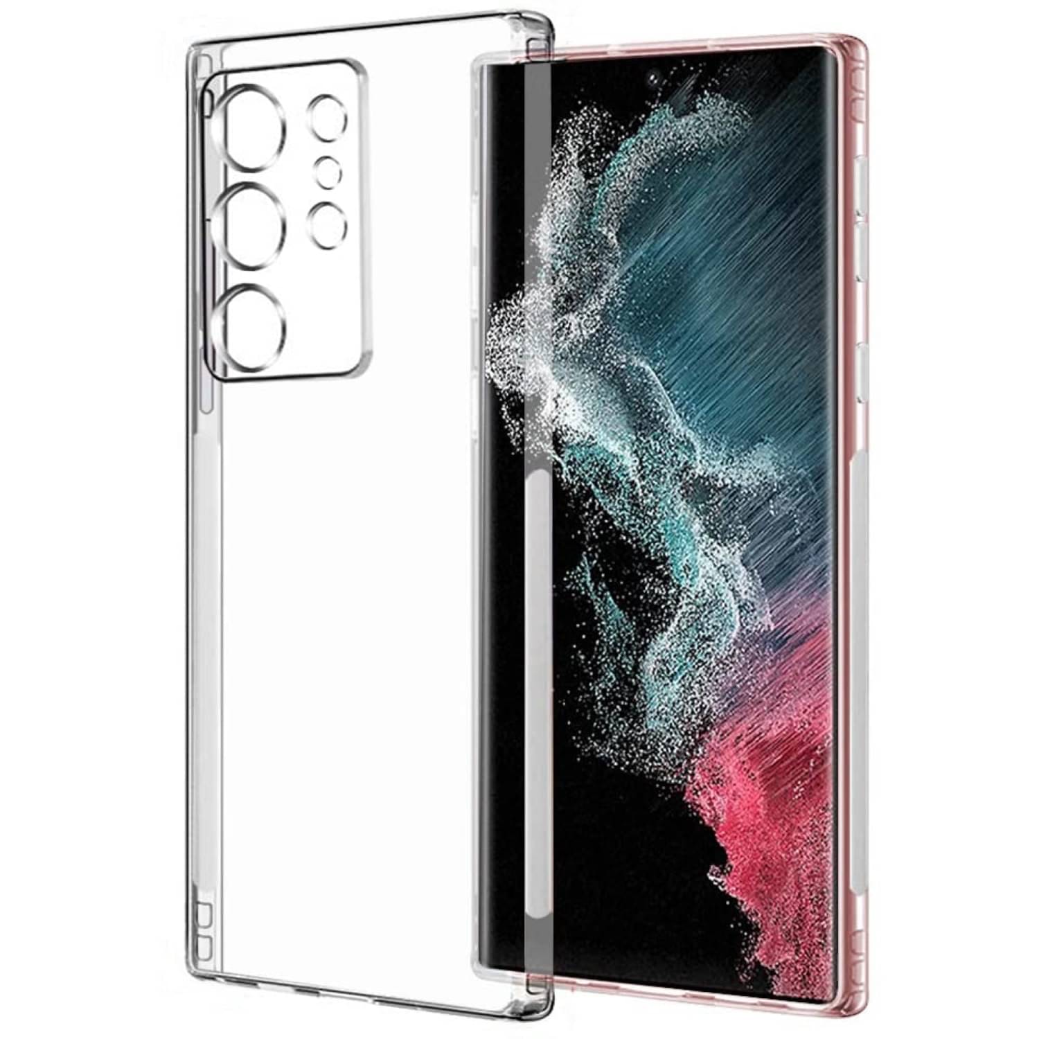 Case Vault Covers - Transparent Silicon Silicon Soft cases Compatible For Samsung Galaxy S22 Ultra ( Pack of 1 ) Case Vault Covers - Transparent Silicon Silicon Soft cases Compatible For Samsung Galaxy S22 Ultra ( Pack of 1 )