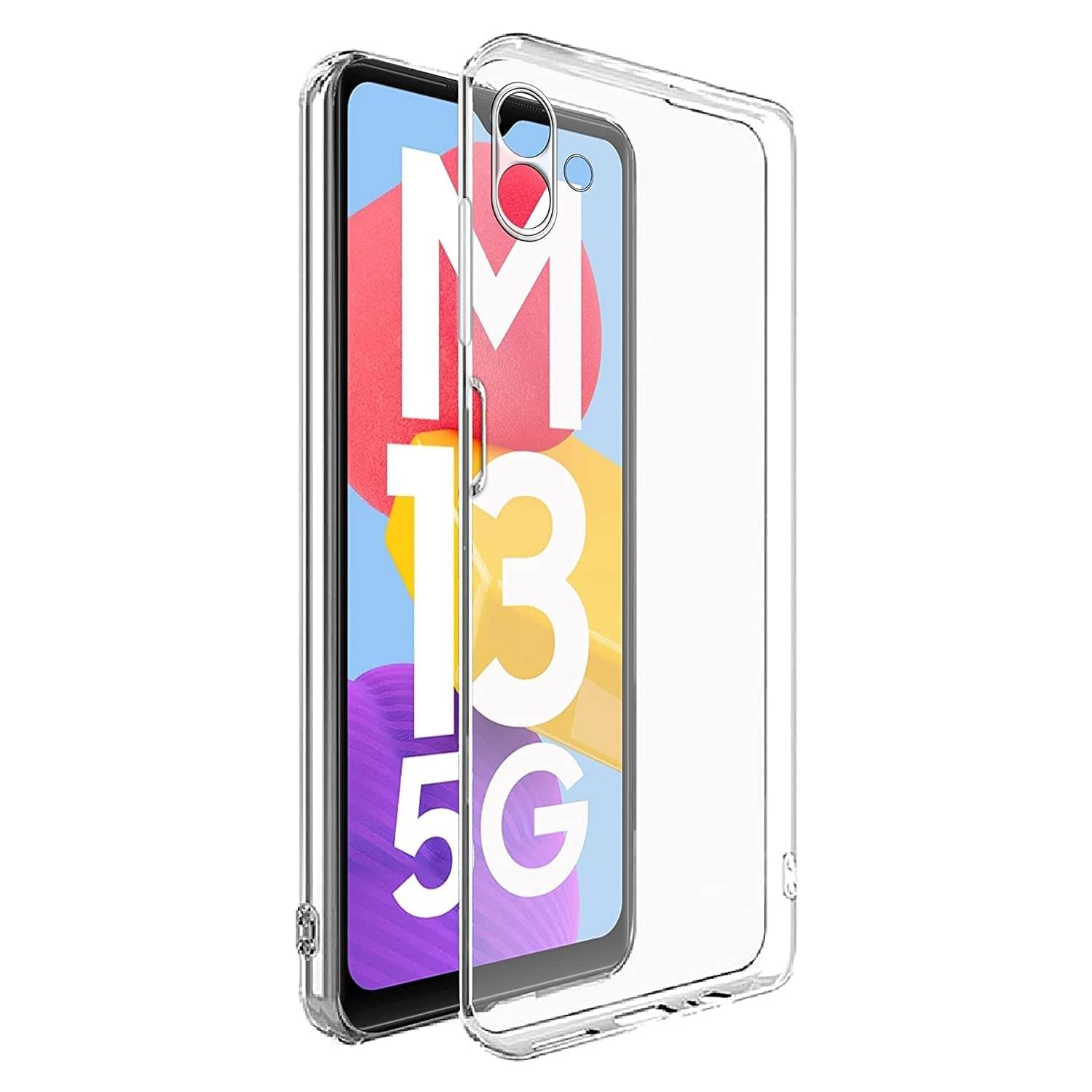 Case Vault Covers - Transparent Silicon Silicon Soft cases Compatible For Samsung Galaxy M13 5g ( Pack of 1 )     			Case Vault Covers - Transparent Silicon Silicon Soft cases Compatible For Samsung Galaxy M13 5g ( Pack of 1 )