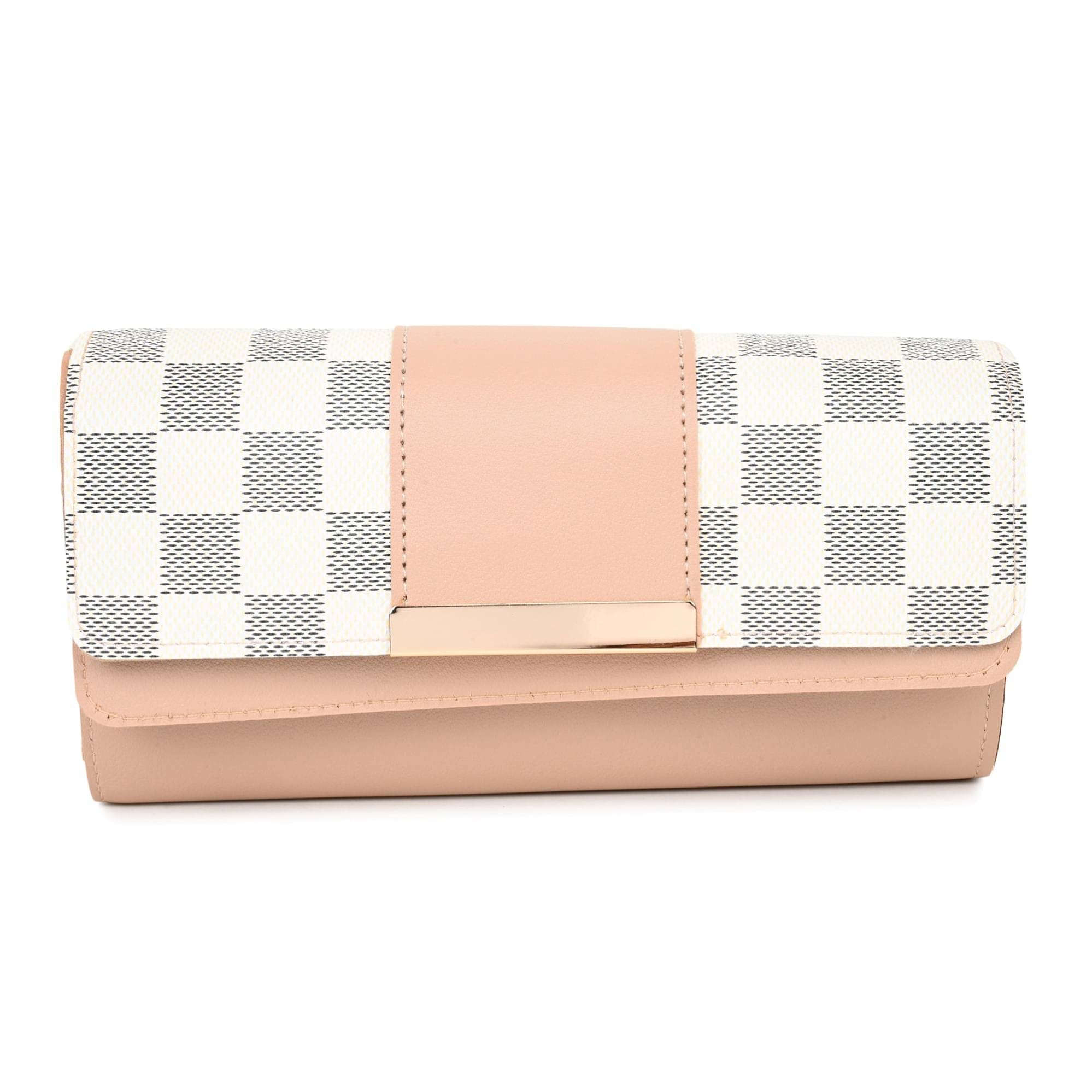     			Cherry Tree - Cream Faux Leather Purse