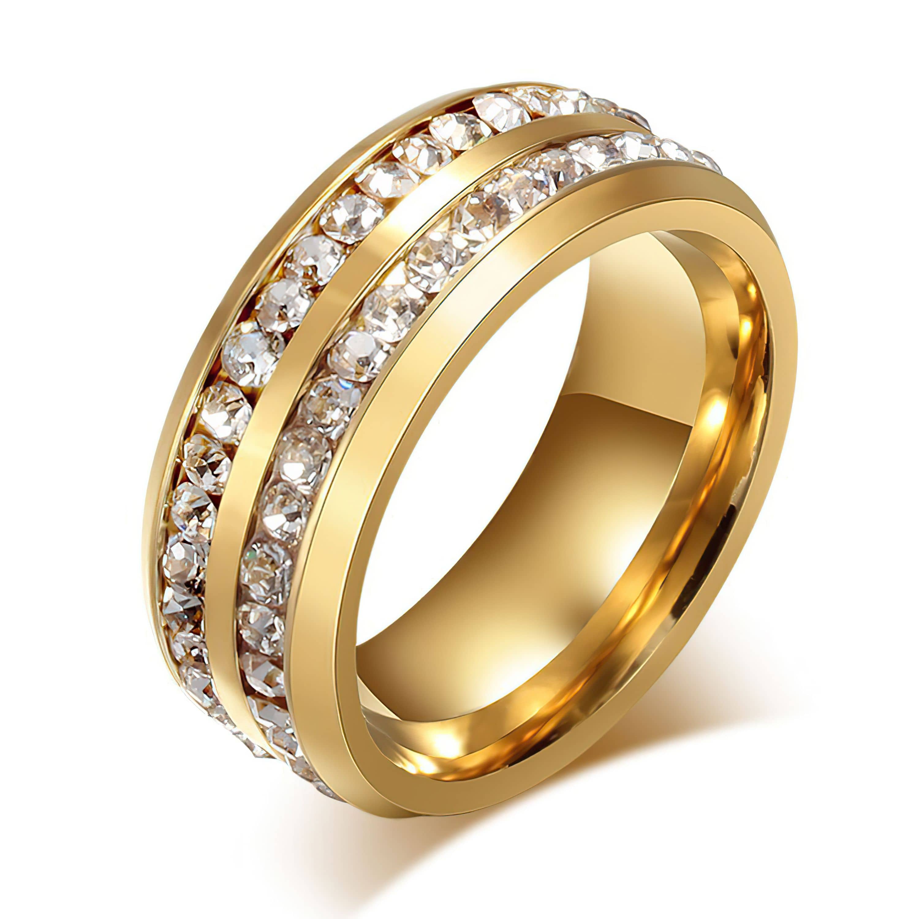FASHION FRILL - Golden Rings ( Pack of 1 )