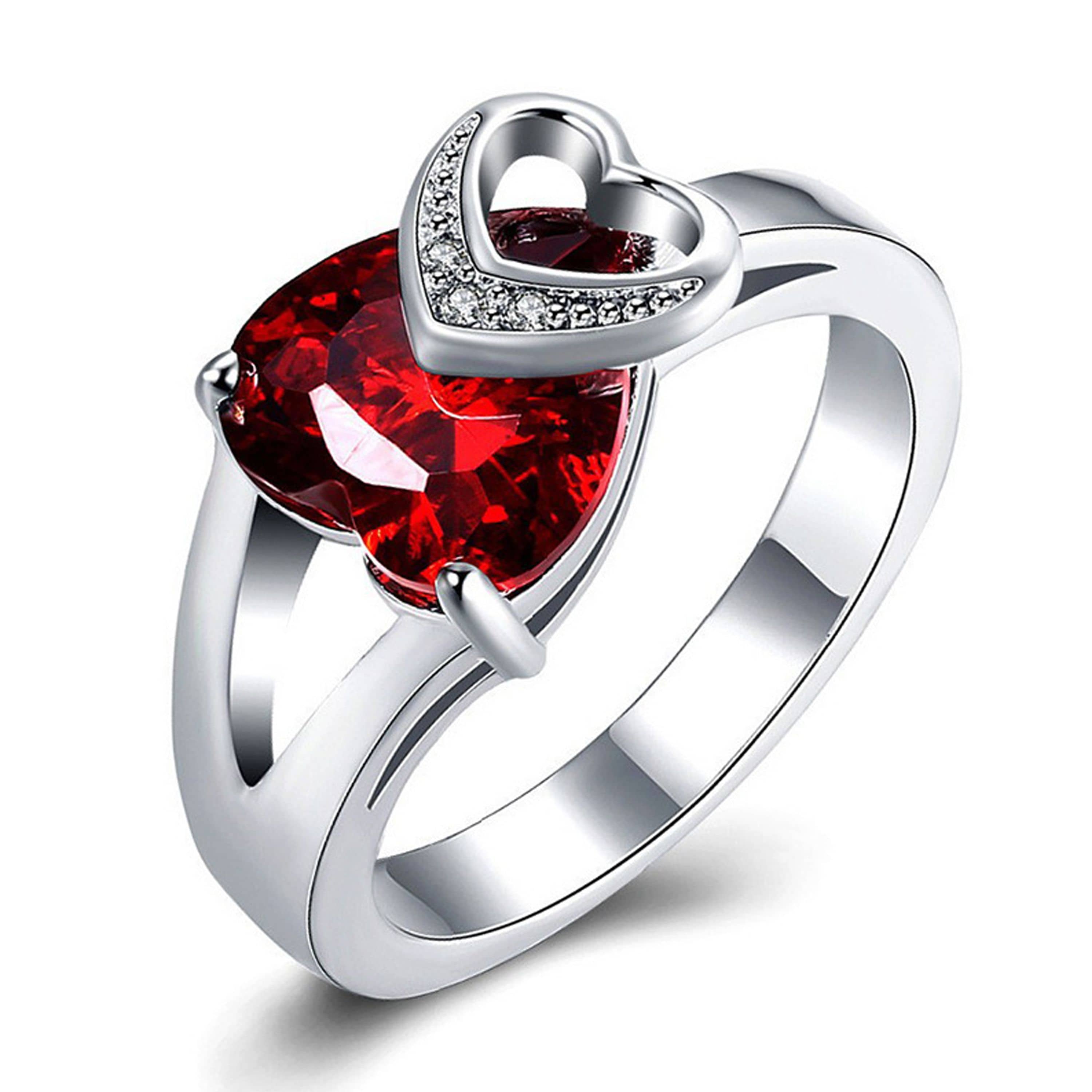 FASHION FRILL - Red Rings ( Pack of 1 )