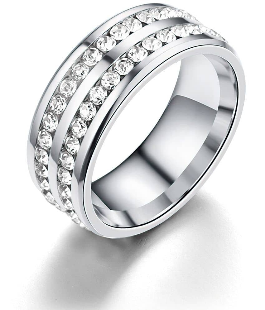 FASHION FRILL - Silver Rings ( Pack of 1 )