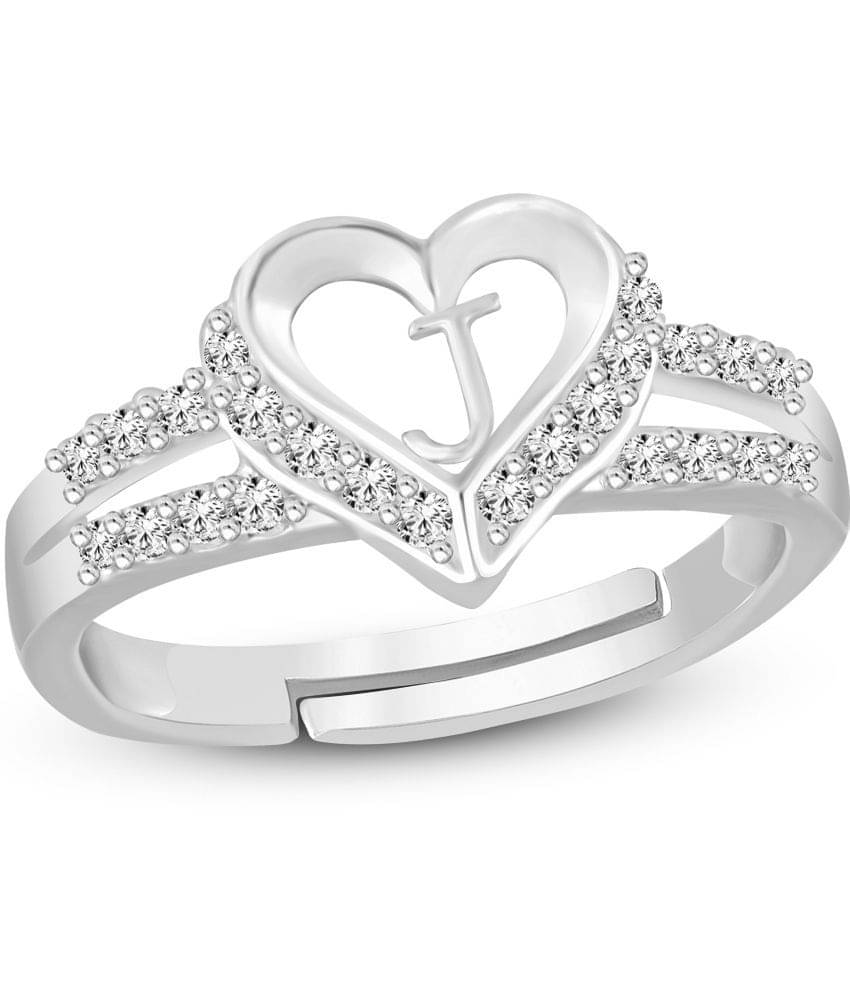 HEER COLLECTION - Silver Rings ( Pack of 1 ) HEER COLLECTION - Silver Rings ( Pack of 1 )