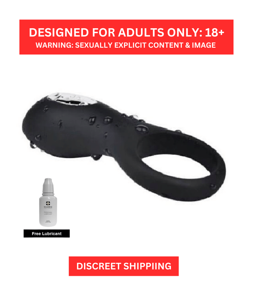Naughty Nights High Demand Women's Pleasure USB Charging Vibrating Erection Ring for Sensational Solo Play and Intense Masturbation