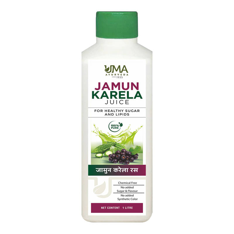 Uma Ayurveda Jamun Karela Juice for Diabetes Digestive Health 1000 ml Liquid (Pack of 1) Uma Ayurveda Jamun Karela Juice for Diabetes Digestive Health 1000 ml Liquid (Pack of 1)