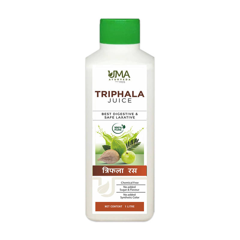 Uma Ayurveda Triphala Juice Useful in Digestive Health General Wellness, Immunity, Pain Relief 1000 ml Liquid (Pack of 1) Uma Ayurveda Triphala Juice Useful in Digestive Health General Wellness, Immunity, Pain Relief 1000 ml Liquid (Pack of 1)