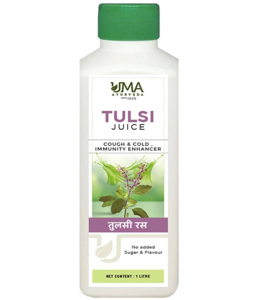     			Uma Ayurveda Tulsi Juice for Cough Common Cold, Immunity Liquid 1000 ml (Pack of 1)